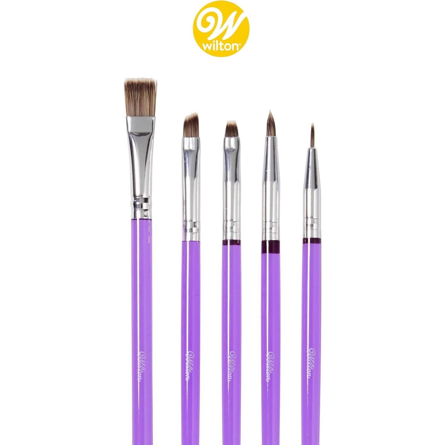 Conjunto de Pinceles de Decoración Wilton 5 Piezas para Alimentos