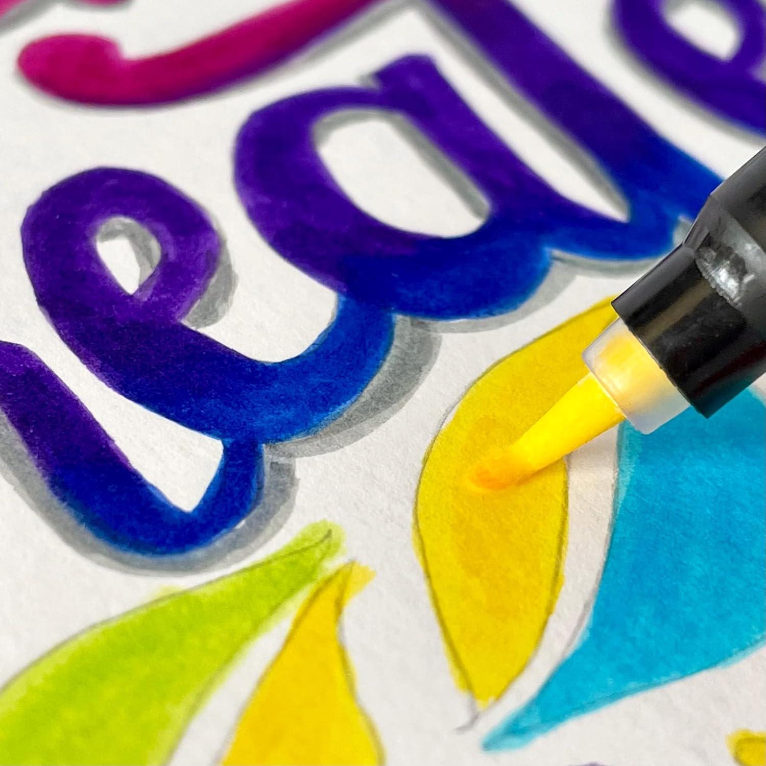 Marcadores de Pincel Lavables ArtSkills - 16 Colores para Arte