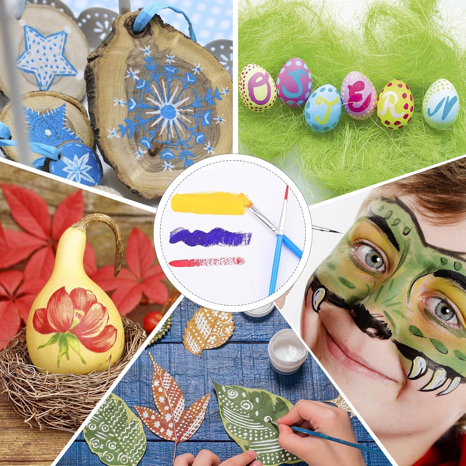 Conjunto de Pinceles AROIC 110 Piezas Nylon para Acrílico y Óleo