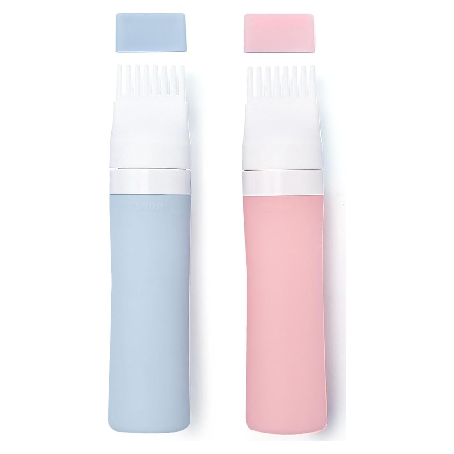 2 Botellas Aplicadoras de Aceite y Tinte para Cabello Lapfoon