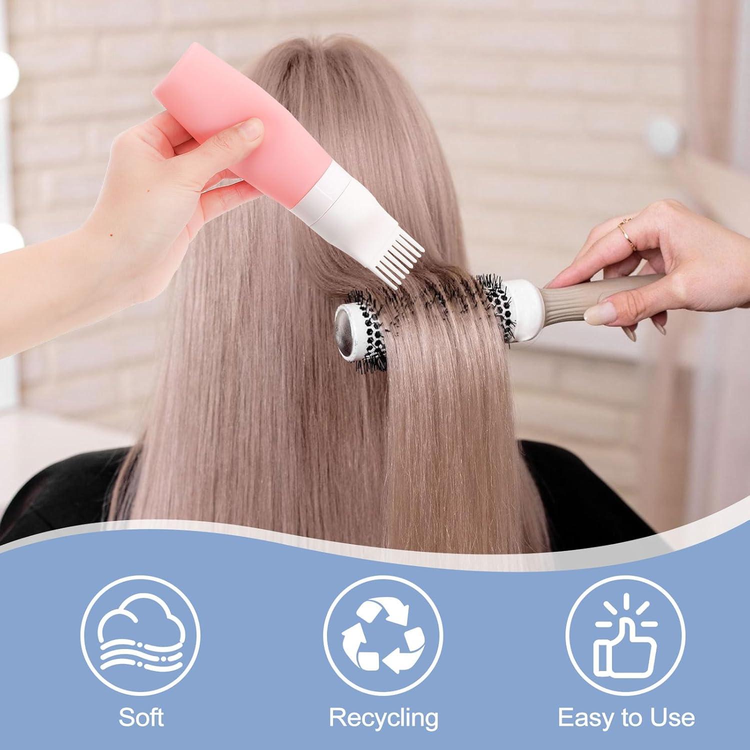 2 Botellas Aplicadoras de Aceite y Tinte para Cabello Lapfoon