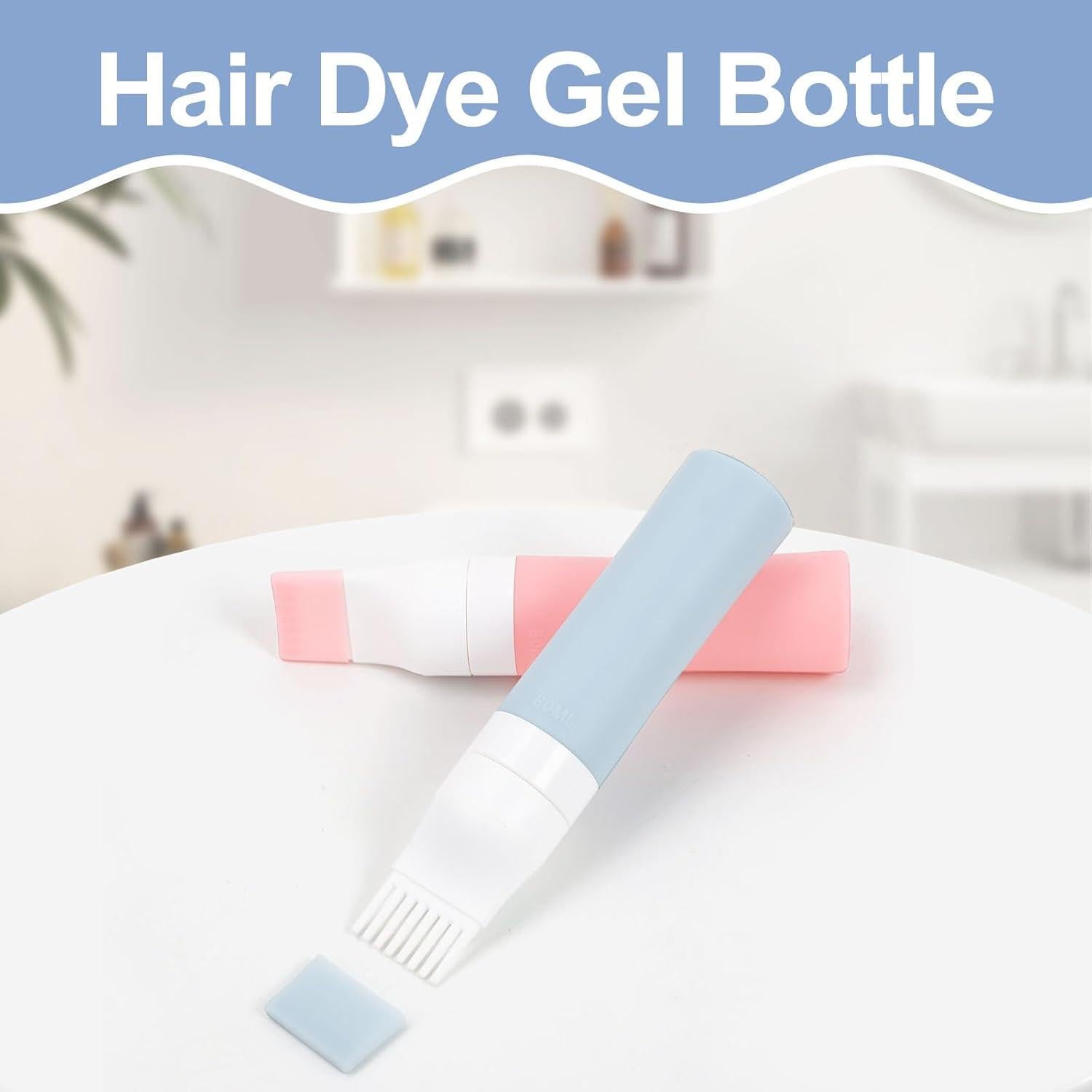2 Botellas Aplicadoras de Aceite y Tinte para Cabello Lapfoon