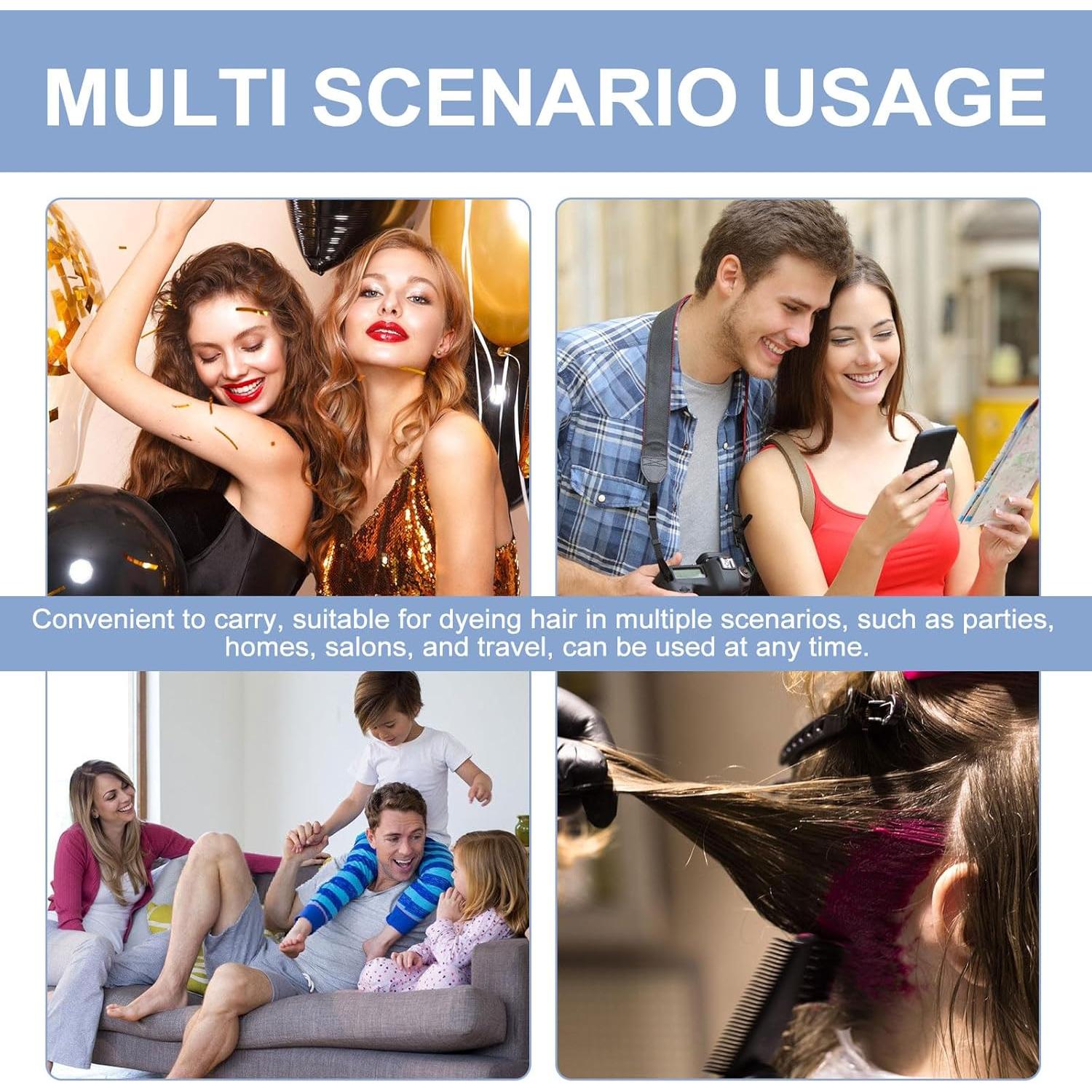 2 Botellas Aplicadoras de Aceite y Tinte para Cabello Lapfoon