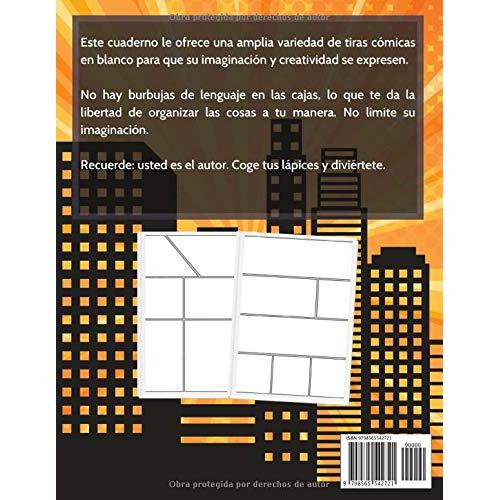 Mi Libro de Comics: 130 tableros en blanco para crear tu propio cómic, con una gran variedad de modelos | ¡El autor eres tú! El autor eres tú! : ... aman los cómics y el man (Spanish Edition)