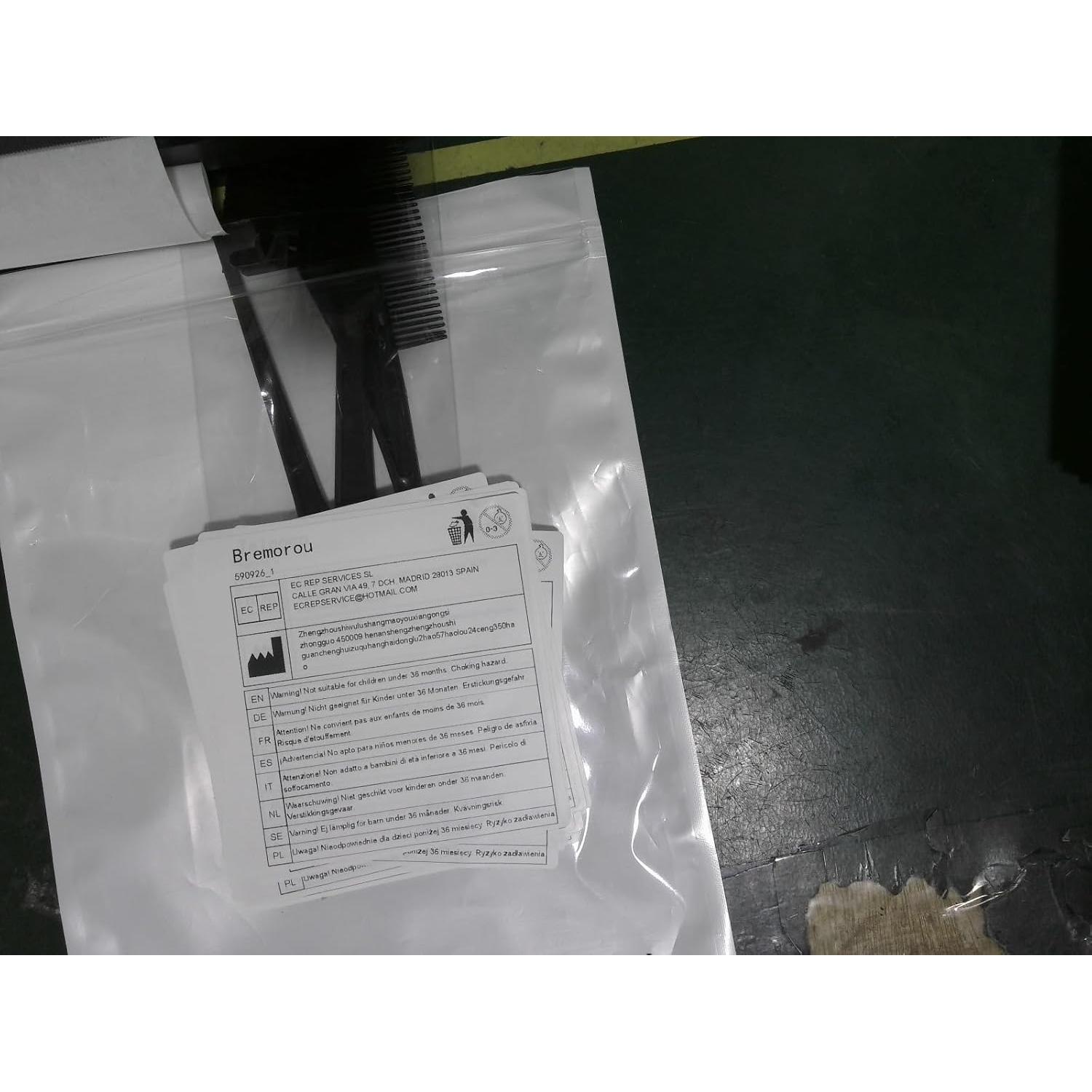 Juego de Brochas para Teñir el Cabello Bremorou 3 Piezas