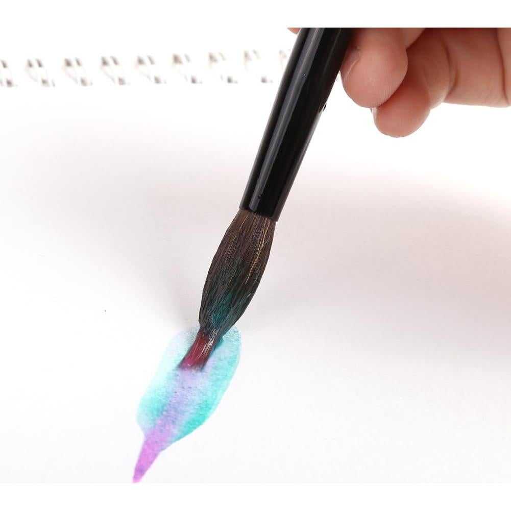 Juego de Pinceles de Acuarela Dainayw 6 Pcs Sable Detalle