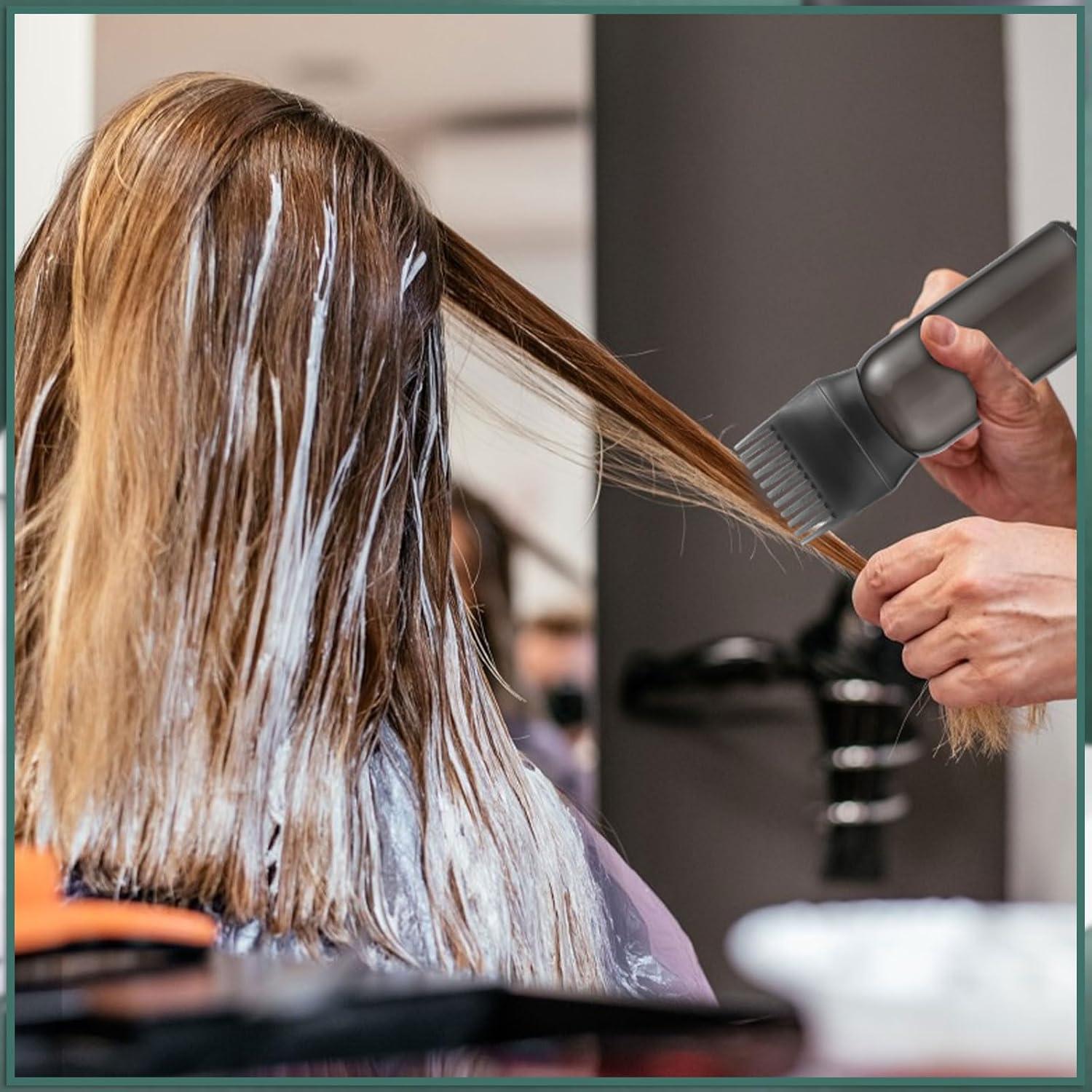 Botella Aplicadora de Raíces Pimoys 0.18L con Cepillo Negra