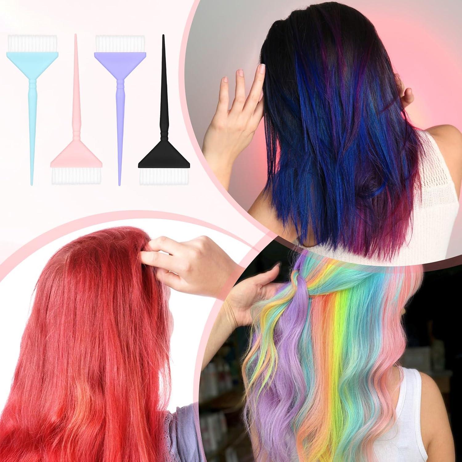 Juego de 4 brochas para tinte de cabello BOHUIZ - Multiusos