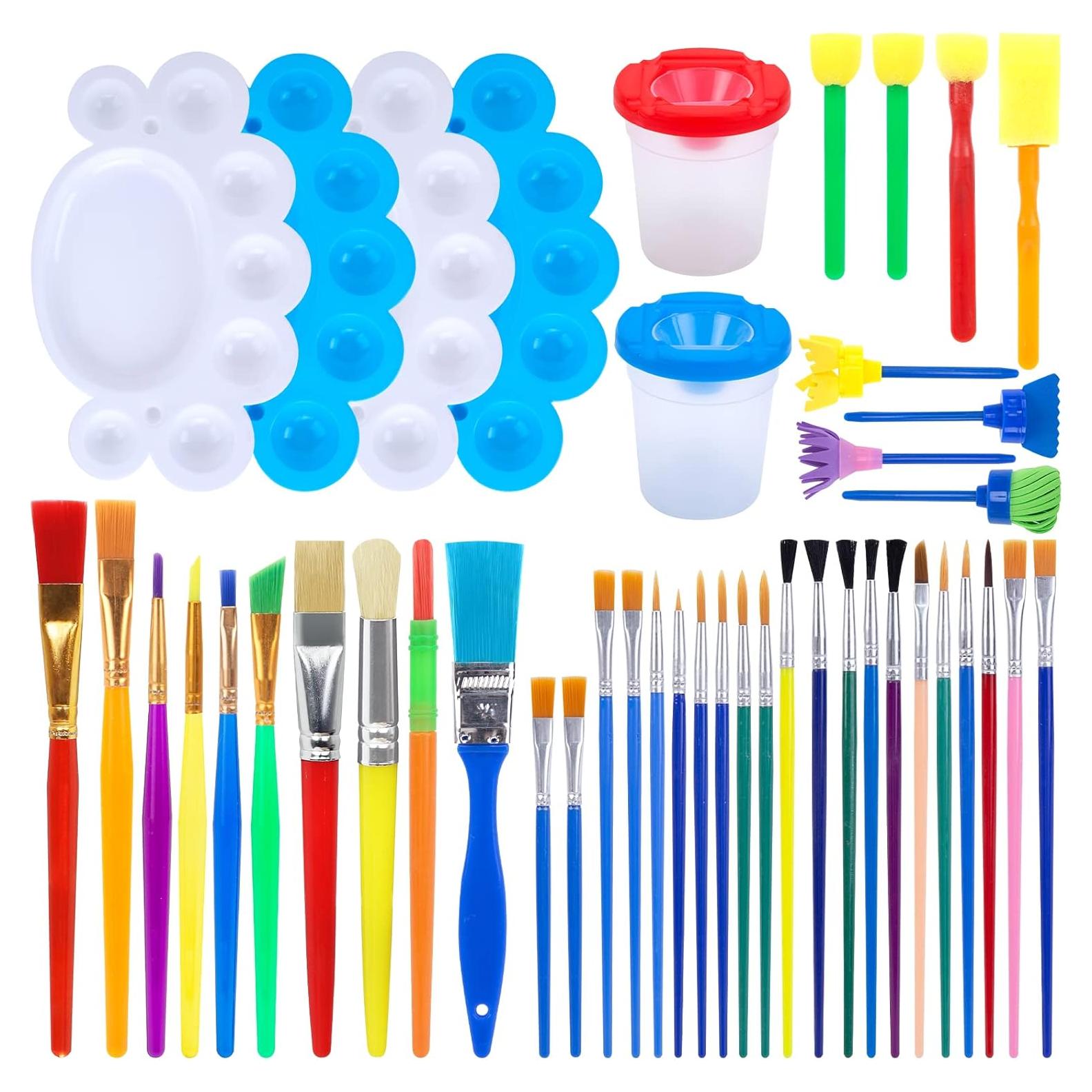 Set de Pinceles de Pintura BigOtters 45PCS para Niños