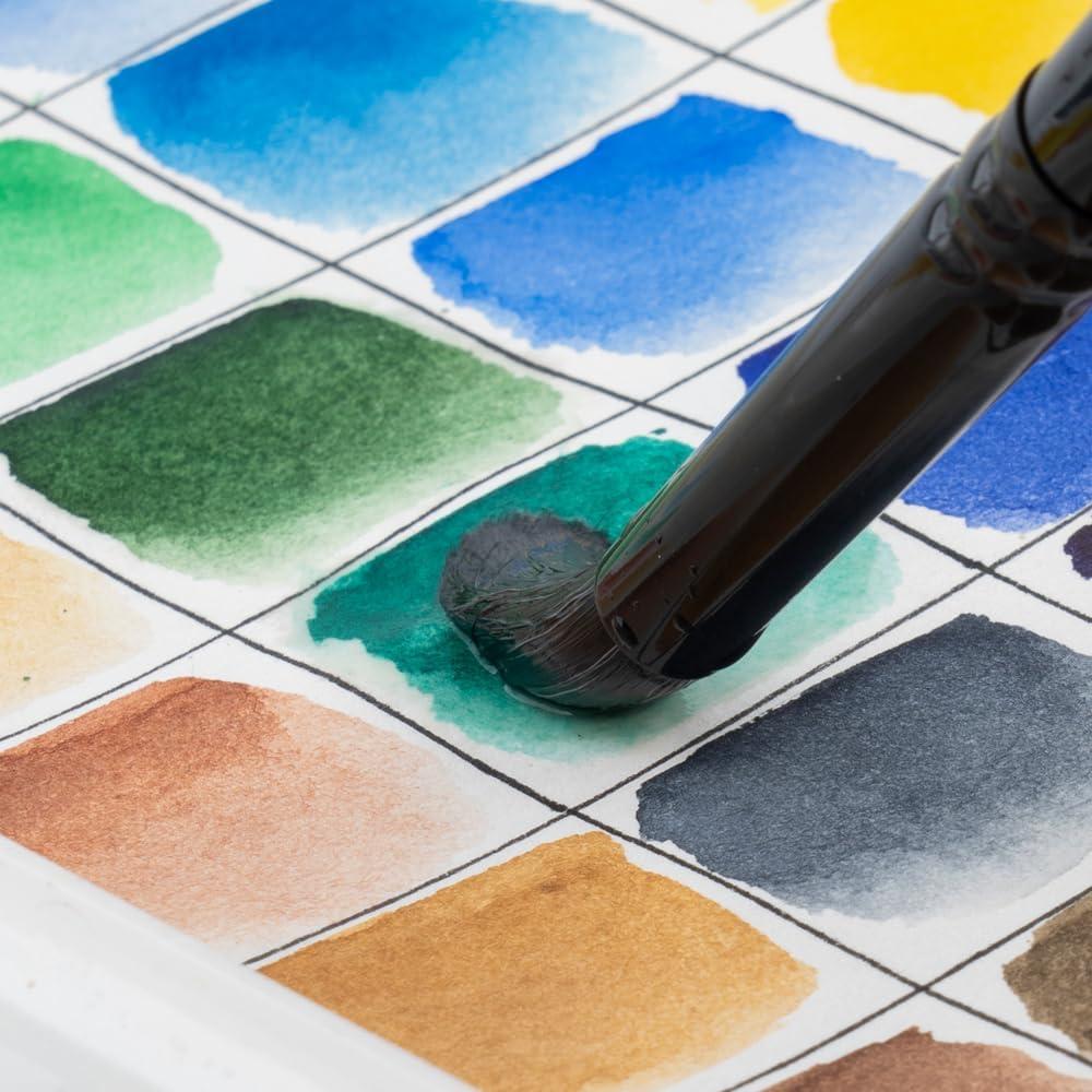 Set de 8 Pinceles Redondos TRANSON para Acuarela y Acrílico