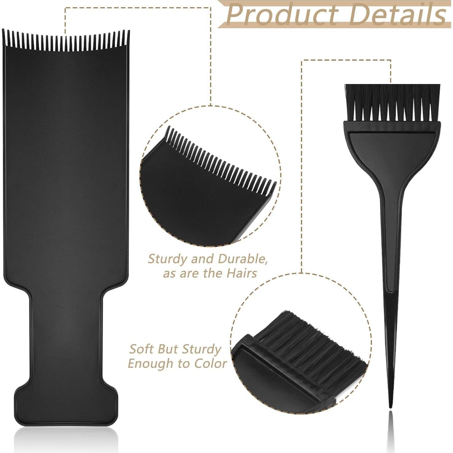 Kit de 4 Piezas de Balayage OXDFK con Cepillo y Tableros