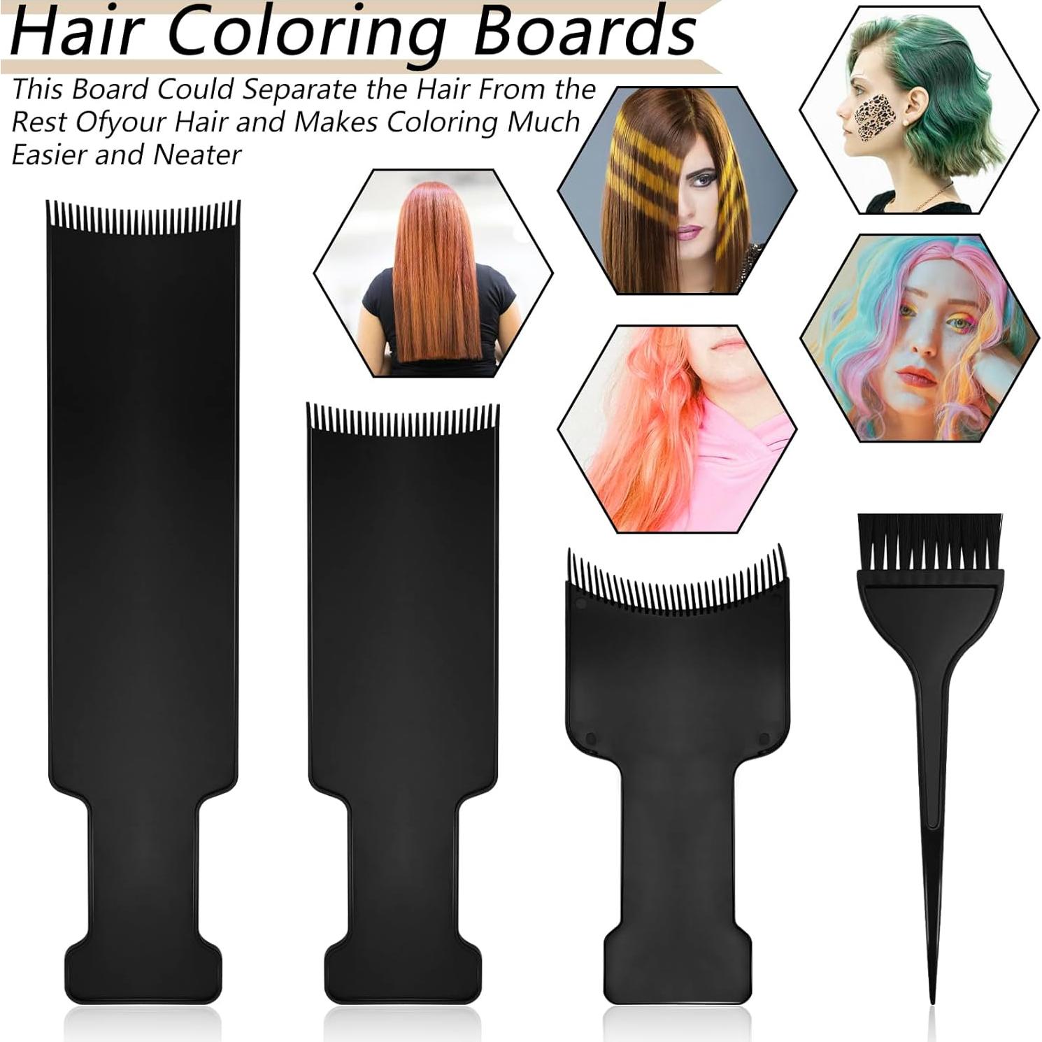 Kit de 4 Piezas de Balayage OXDFK con Cepillo y Tableros