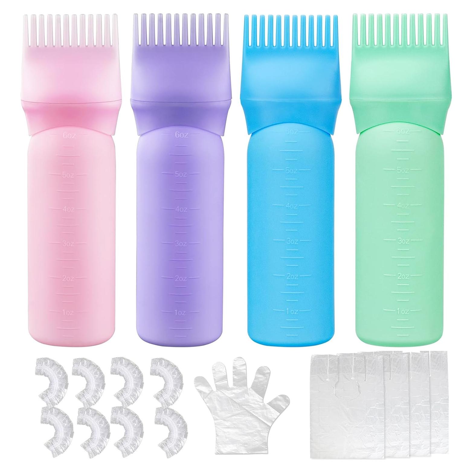 Botella Aplicadora de Peine Raíz Decorniqu 180 ml 4 Colores