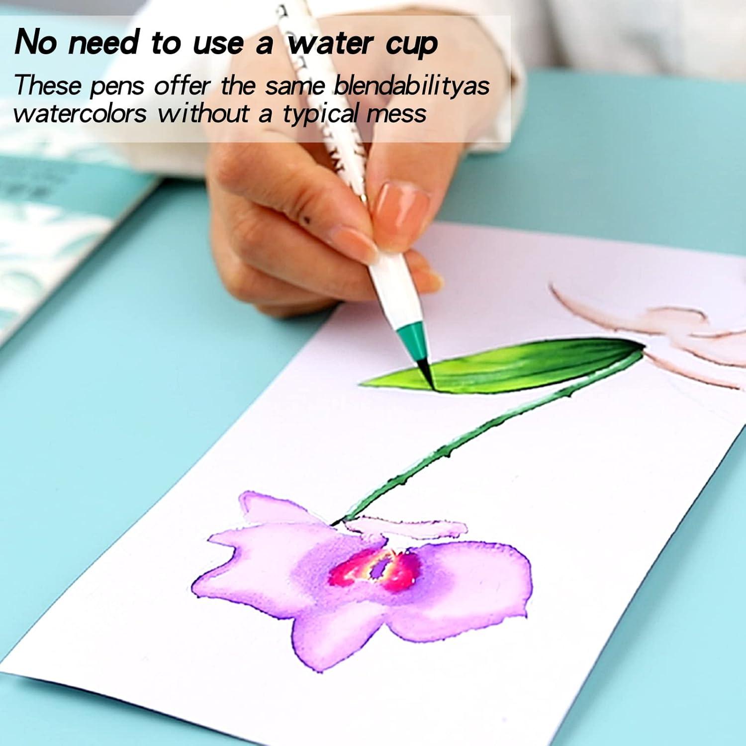 Set de Bolígrafos de Pincel Acuarela 120 Colores MAIKEDEPOT