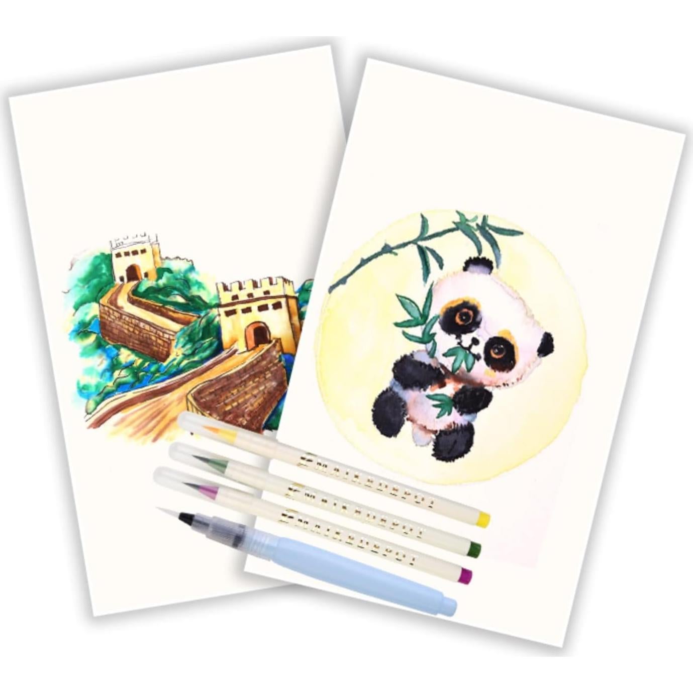 Set de Bolígrafos de Pincel Acuarela 120 Colores MAIKEDEPOT