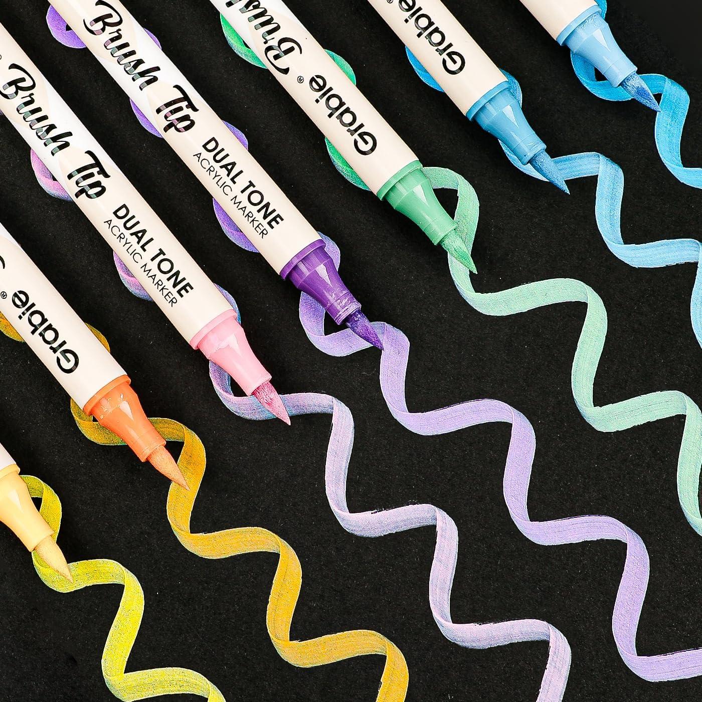 Set de Marcadores Acrílicos Grabie 36 Colores Doble Punta