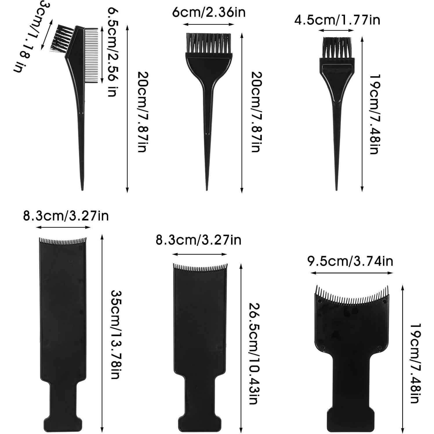Kit de Balayage Oruola 6 Piezas - Tablas y Cepillos para Teñir
