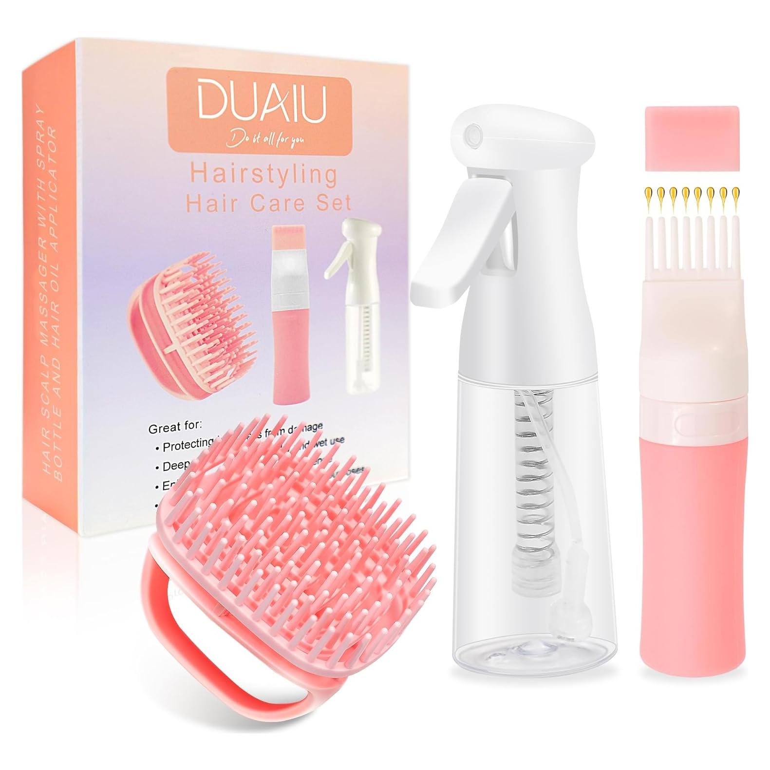 Set de Cuidado del Cabello DUAIU con Aplicador y Spray 200ml