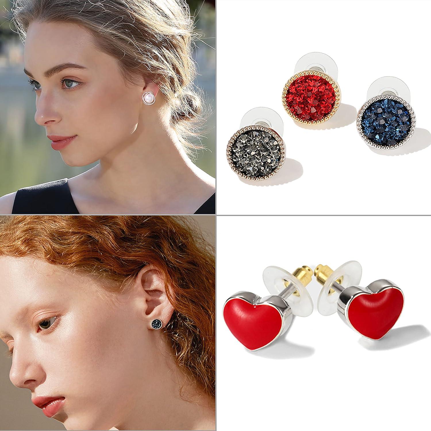 Respaldos de Aretes Clutch de Bala Mr. Pen 76 Pcs Dorado Plateado