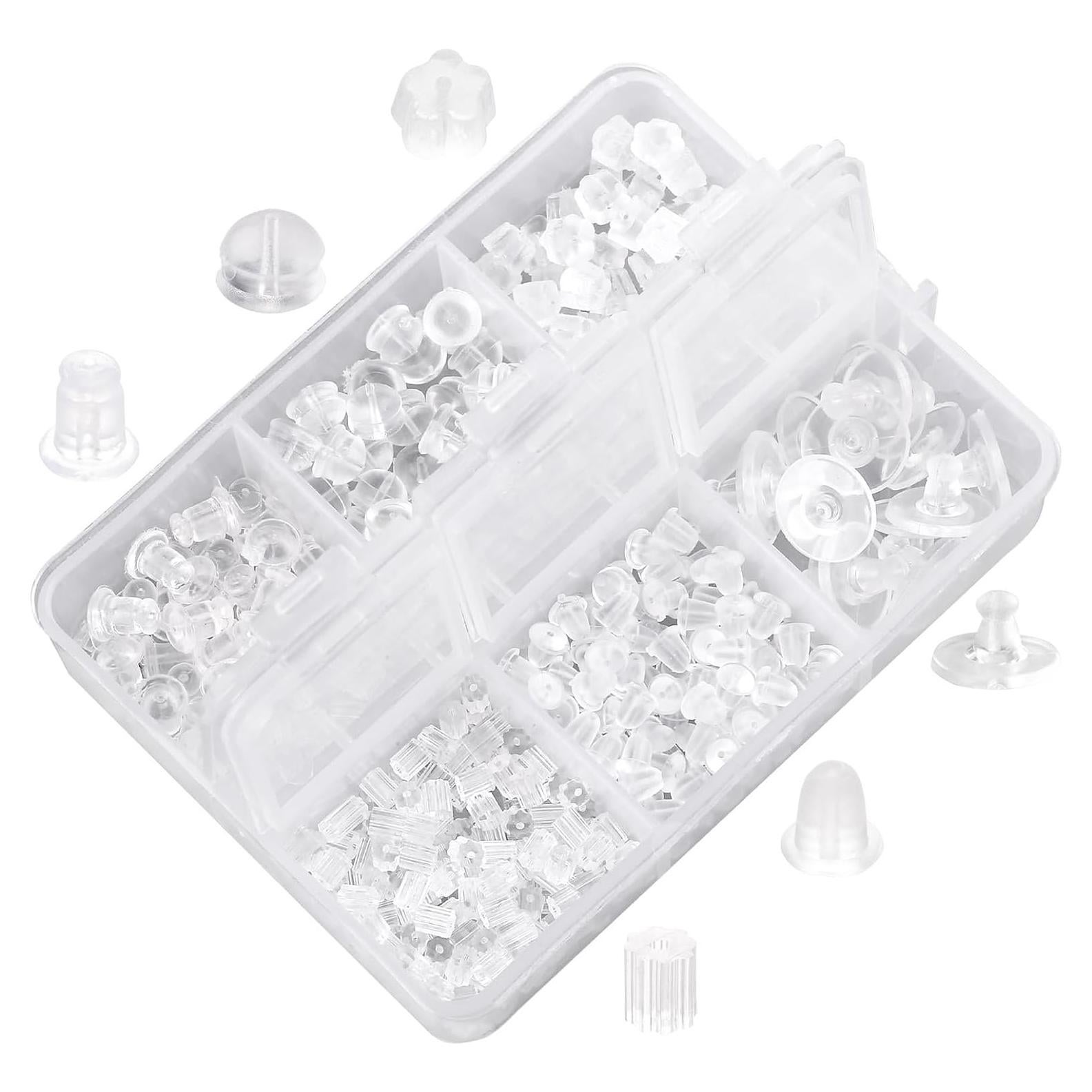 Cojinetes de Silicona Hipoalergénicos Hulubo 550 Pcs Transparentes