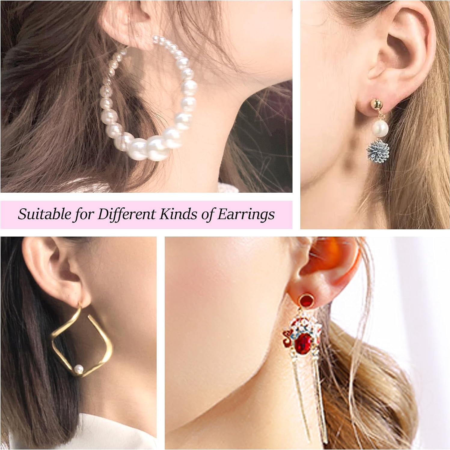 Cojinetes de Silicona Hipoalergénicos Hulubo 550 Pcs Transparentes