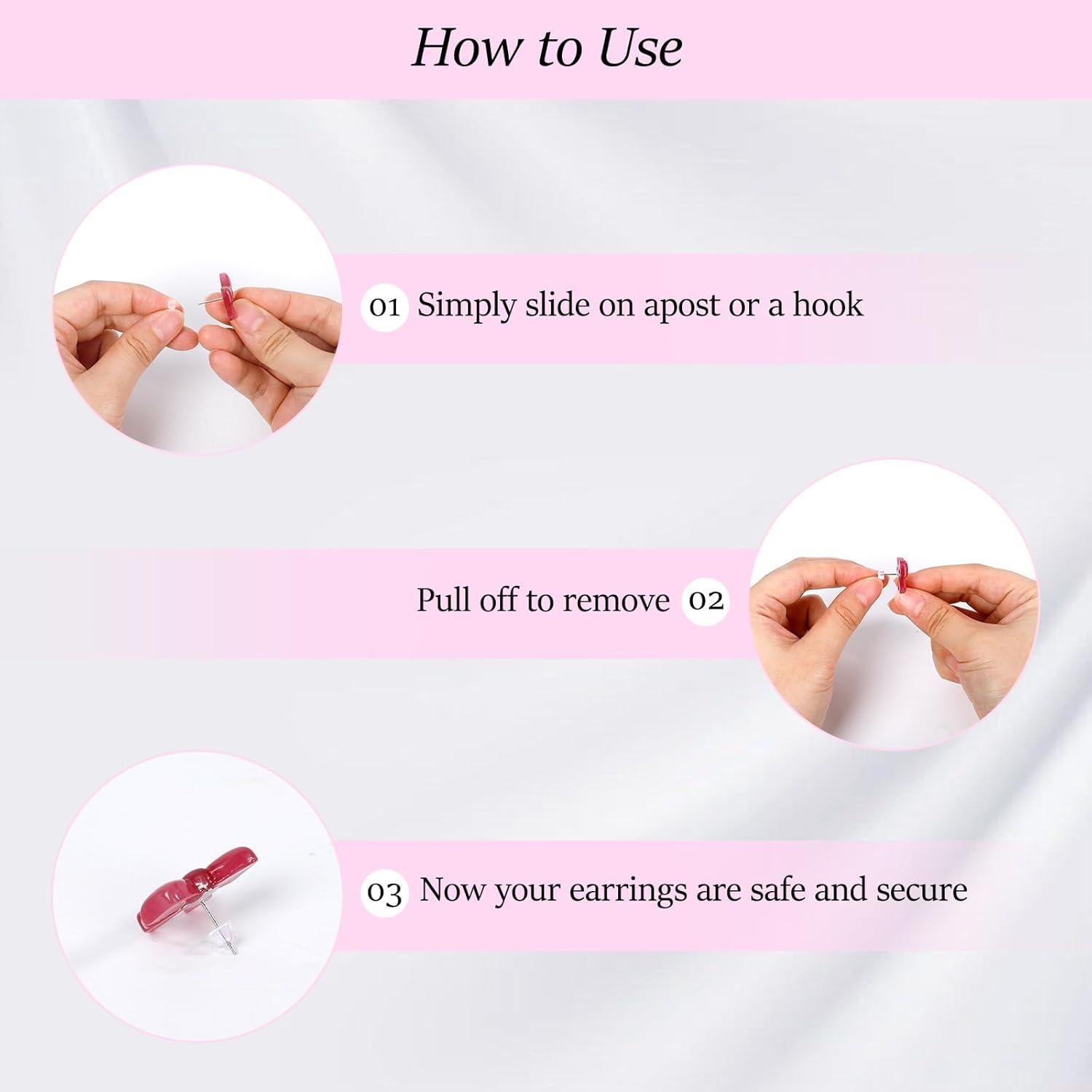 Cojinetes de Silicona Hipoalergénicos Hulubo 550 Pcs Transparentes