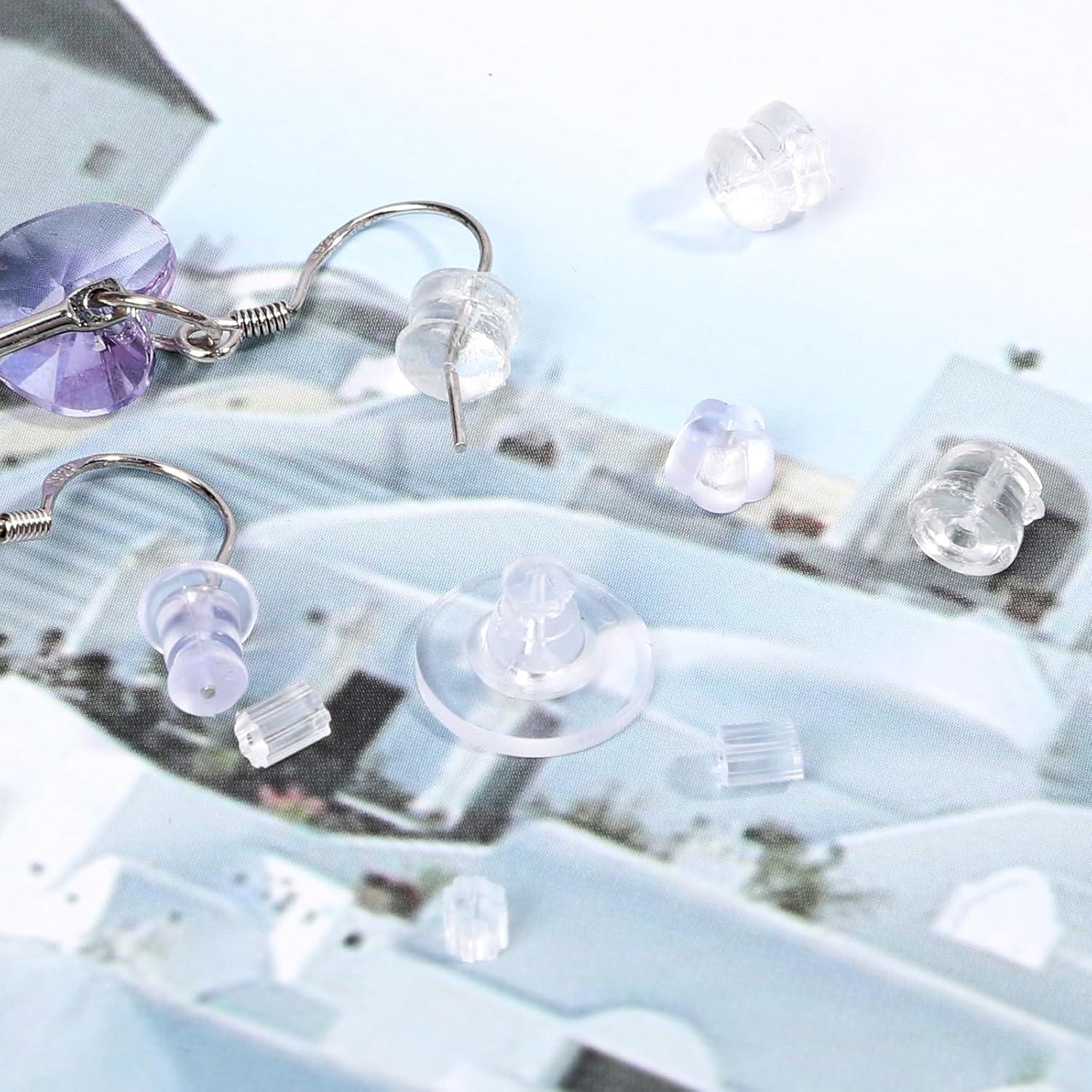 Cojinetes de Silicona Hipoalergénicos Hulubo 550 Pcs Transparentes