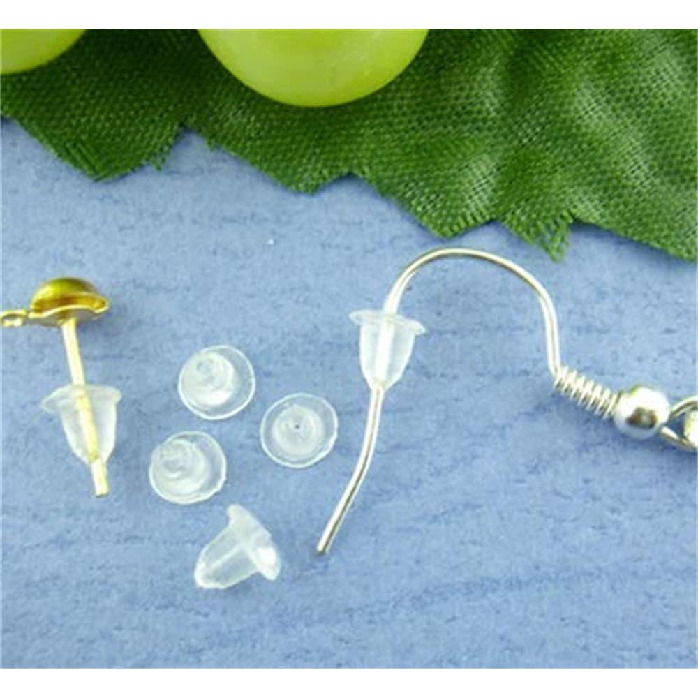 Respaldos de Pendientes de Goma Greneric - 100 Piezas