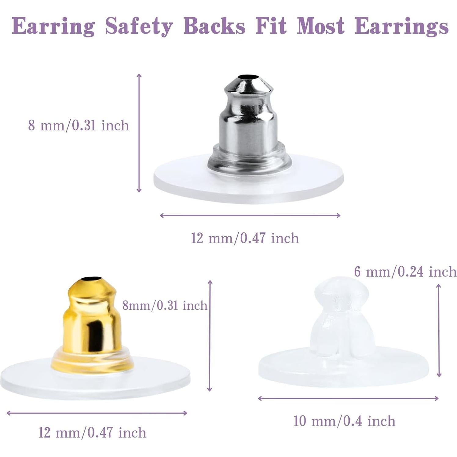 Resortes para Pendientes KASBEE Hipoalergénicos 120 Piezas