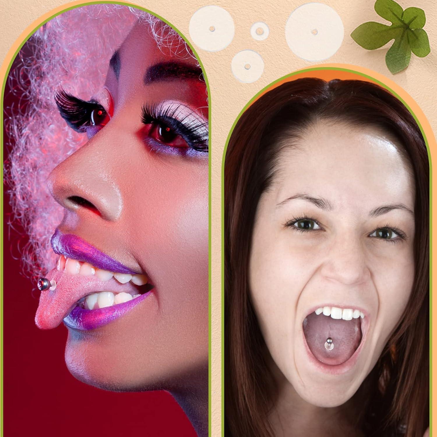 Hicarer 200 Pcs Soporte de Silicona para Pendientes 3-9 mm