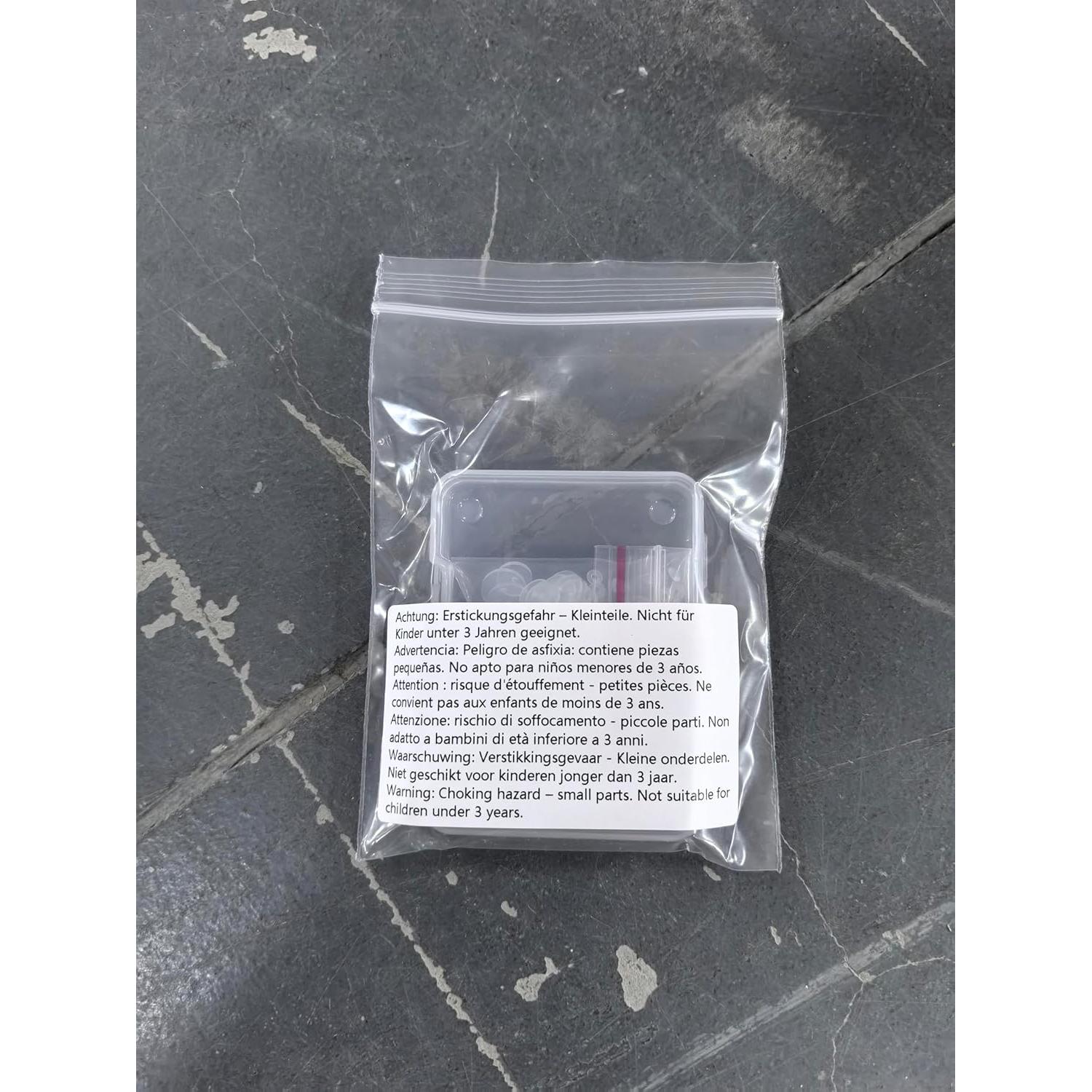 Hicarer 200 Pcs Soporte de Silicona para Pendientes 3-9 mm