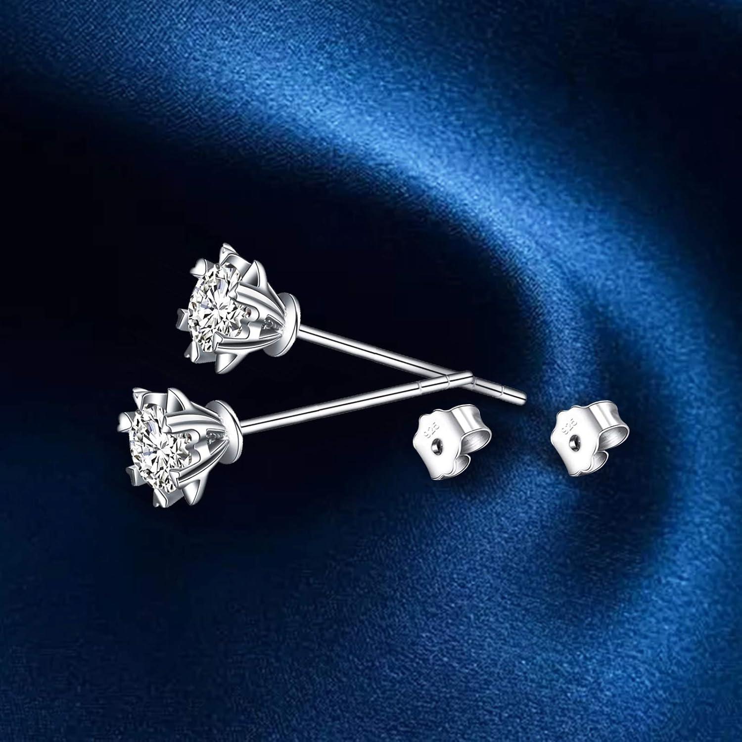 30 Piezas Respaldos de Aretes Hipoalergénicos Ubrand Plata 6x4.5mm