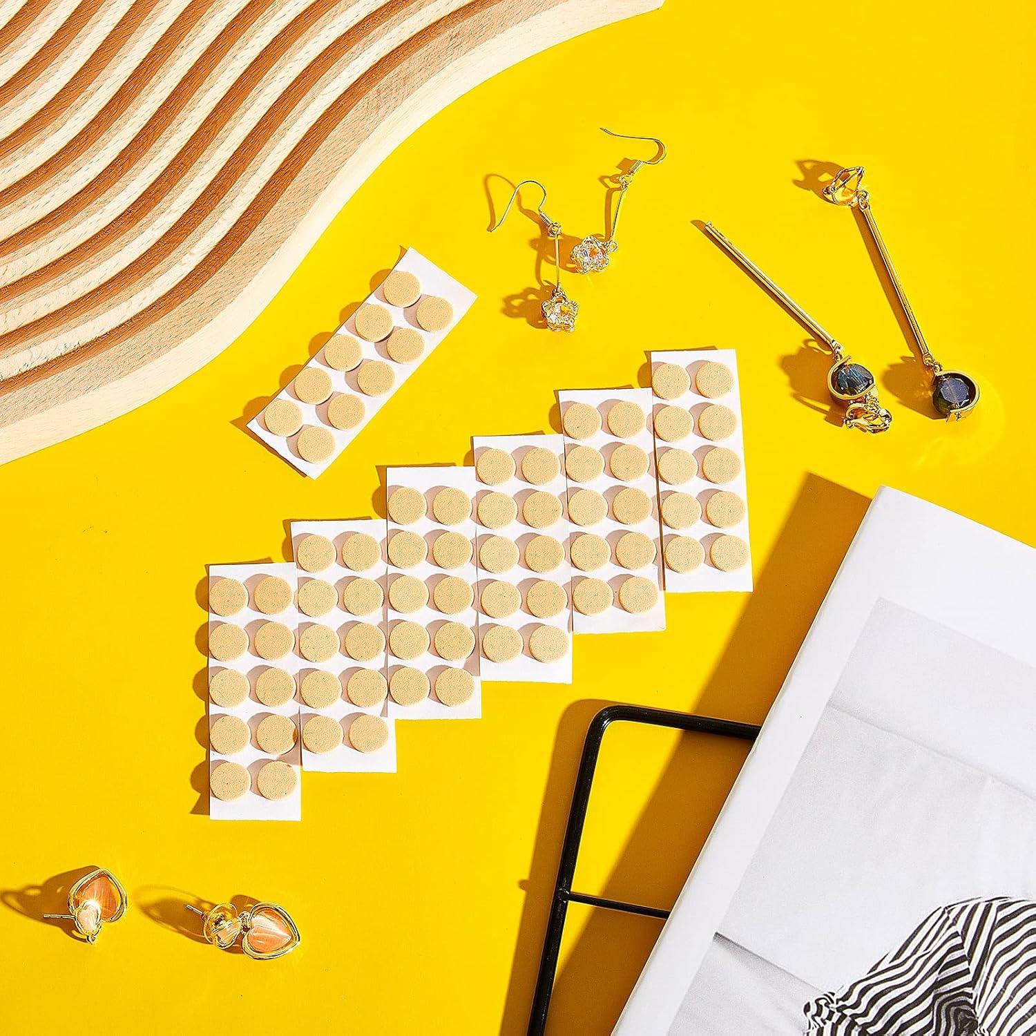 Parches de Soporte para Pendientes Hicarer 300 Piezas Color Piel