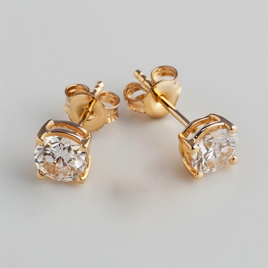 Respaldos de Aretes de Oro 14K ERT - 6 Piezas 5.4mm