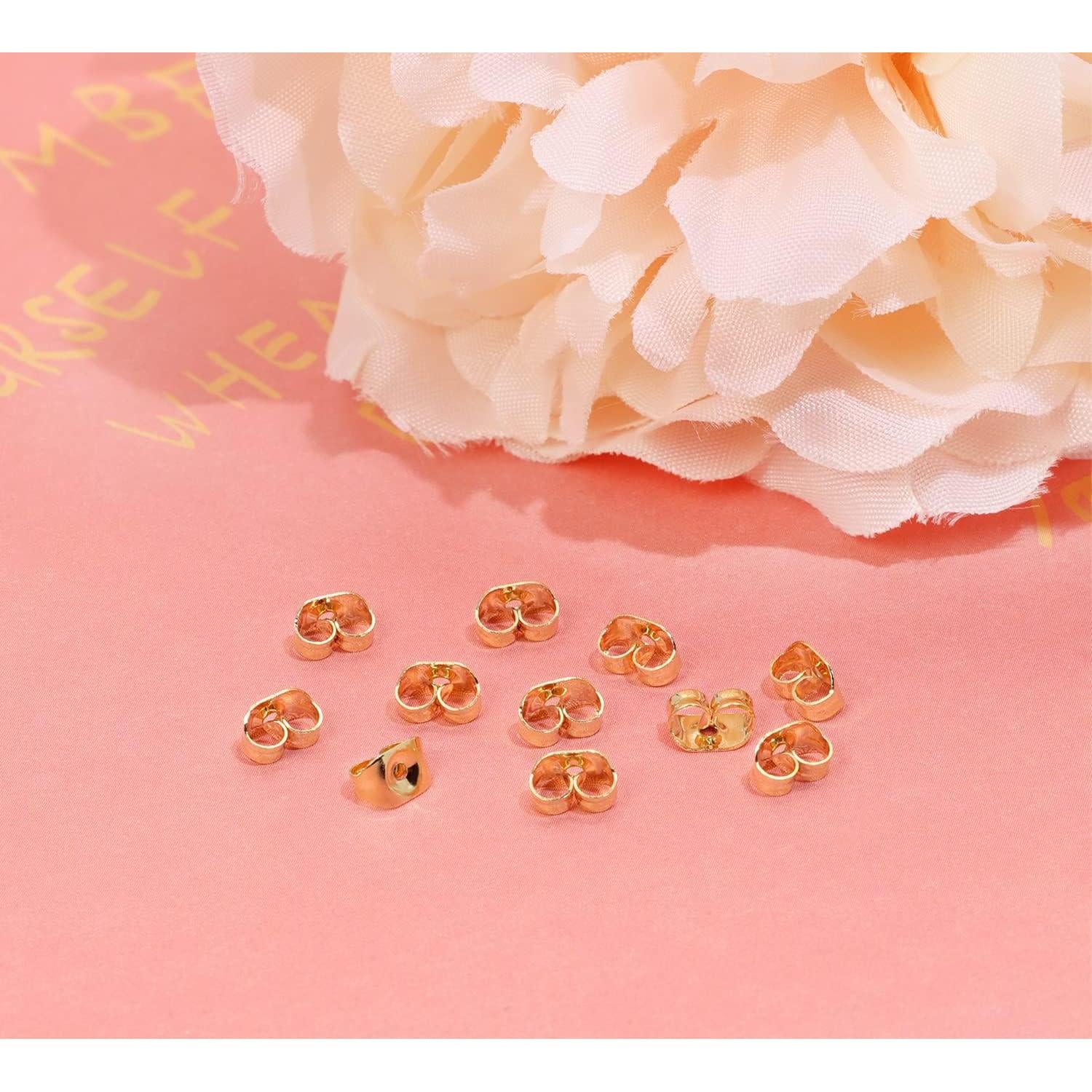 Tuercas de Acero Inoxidable Shapenty 100PCS 3.7x5mm Dorado