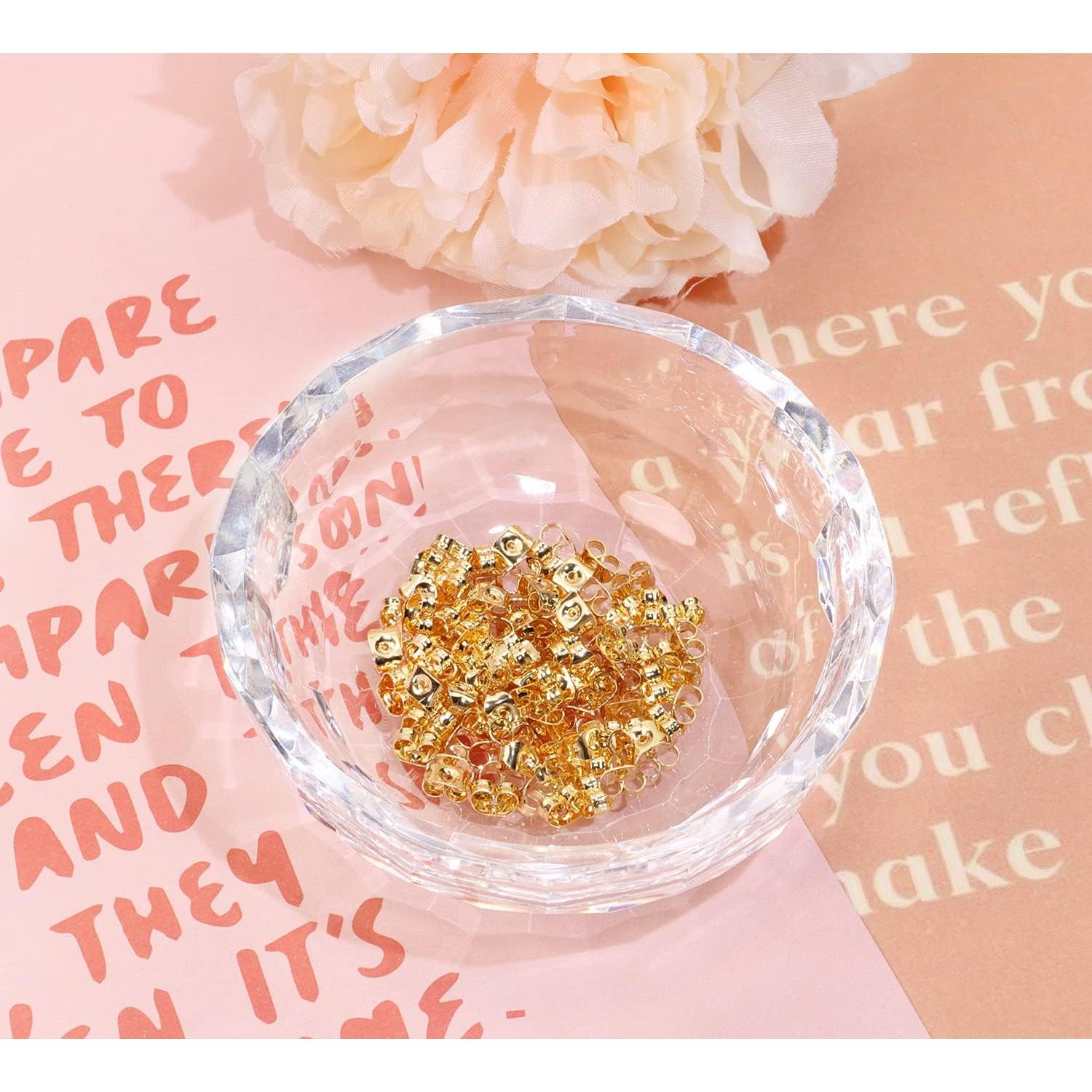 Tuercas de Acero Inoxidable Shapenty 100PCS 3.7x5mm Dorado