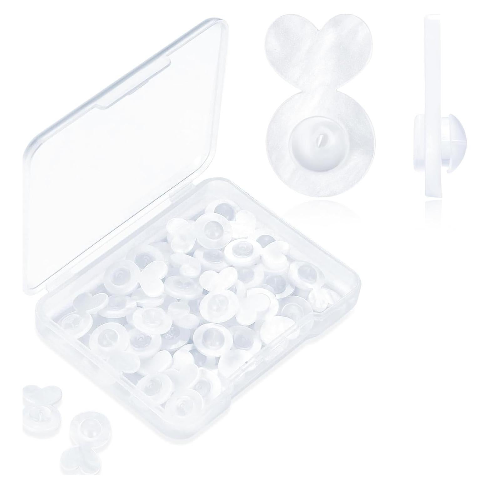 Respaldos de Aretes de Silicona YixNahz 32PCS para Orejas Caídas