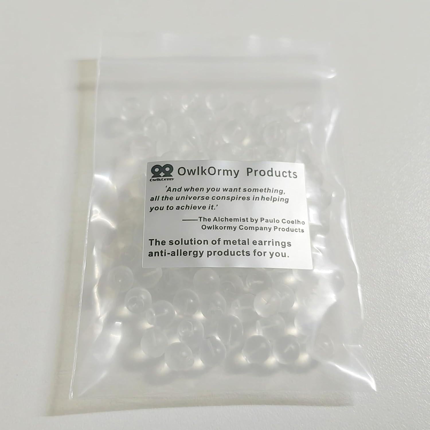 102 Copas de Seguridad TPE para Pendientes OwlkOrmy - Suaves y Cómodas