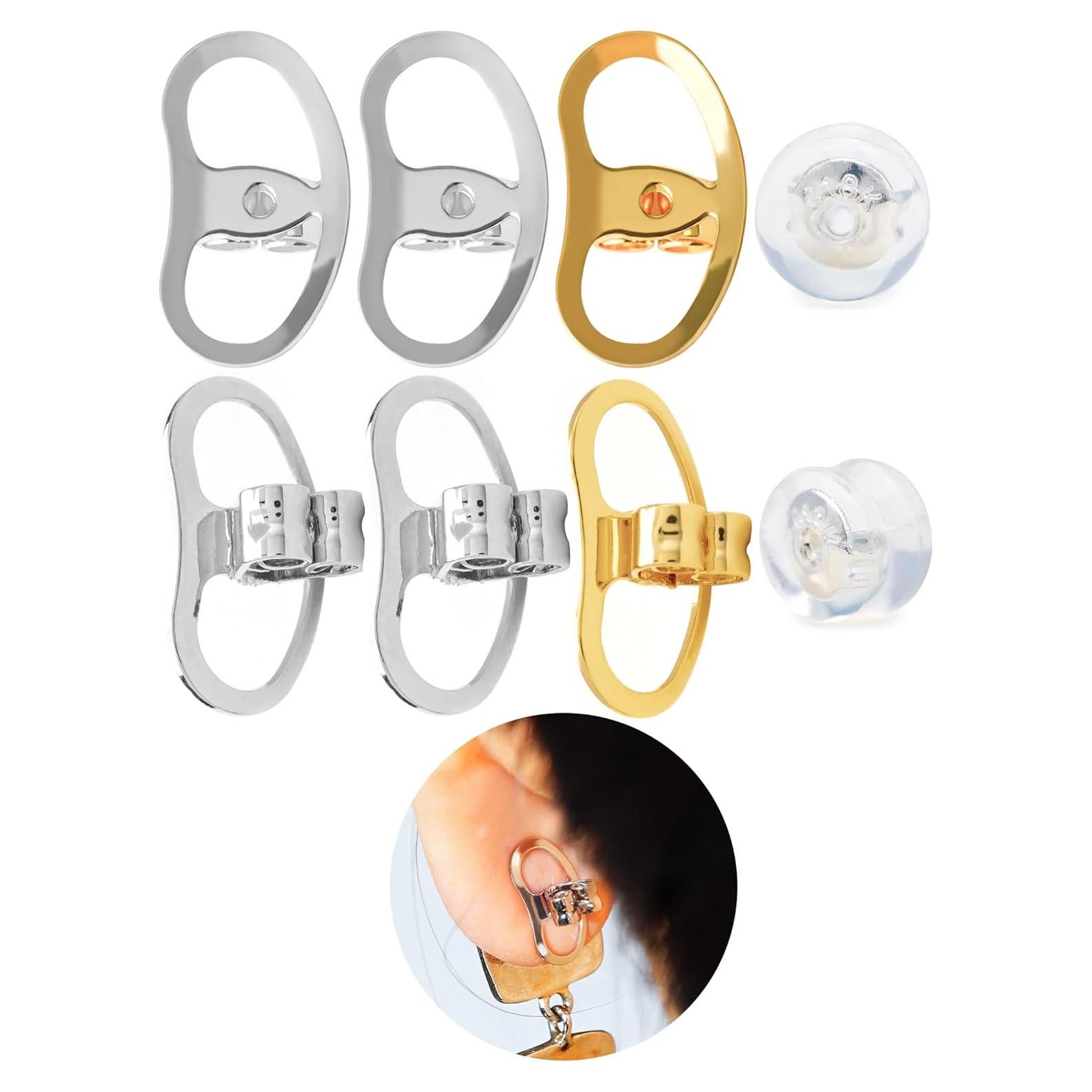 Resortes Ajustables para Pendientes Pesados Goffing - 8 Pares