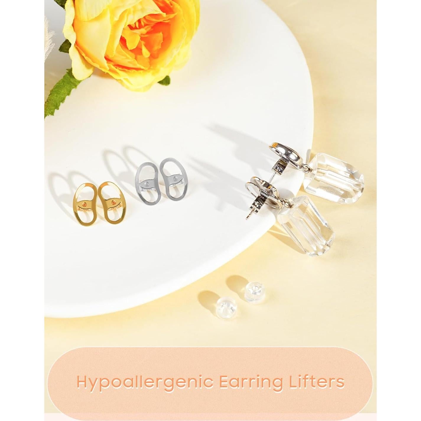 Resortes Ajustables para Pendientes Pesados Goffing - 8 Pares