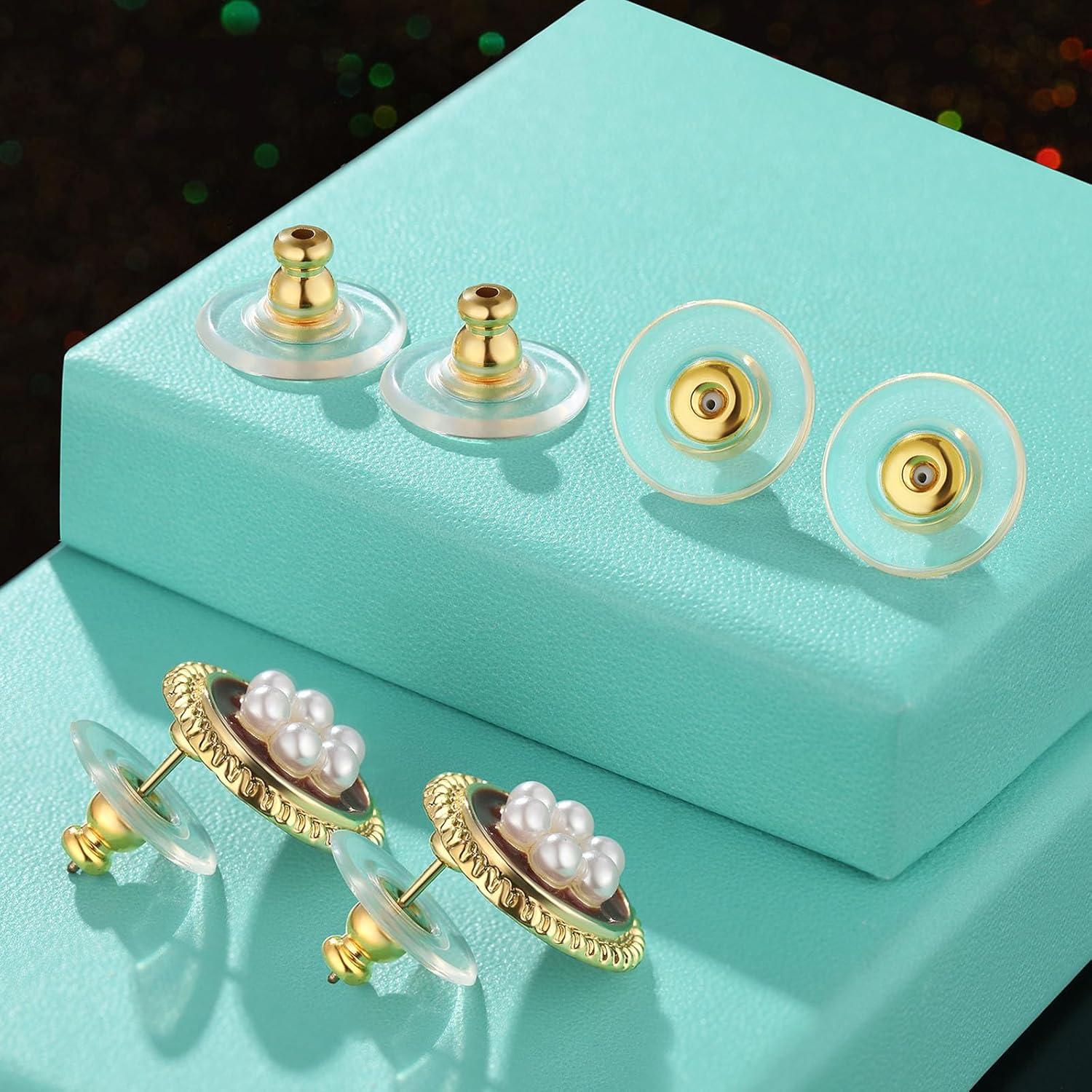 Resortes para Pendientes Pesados Hazifes 12mm Dorado 6 Pcs