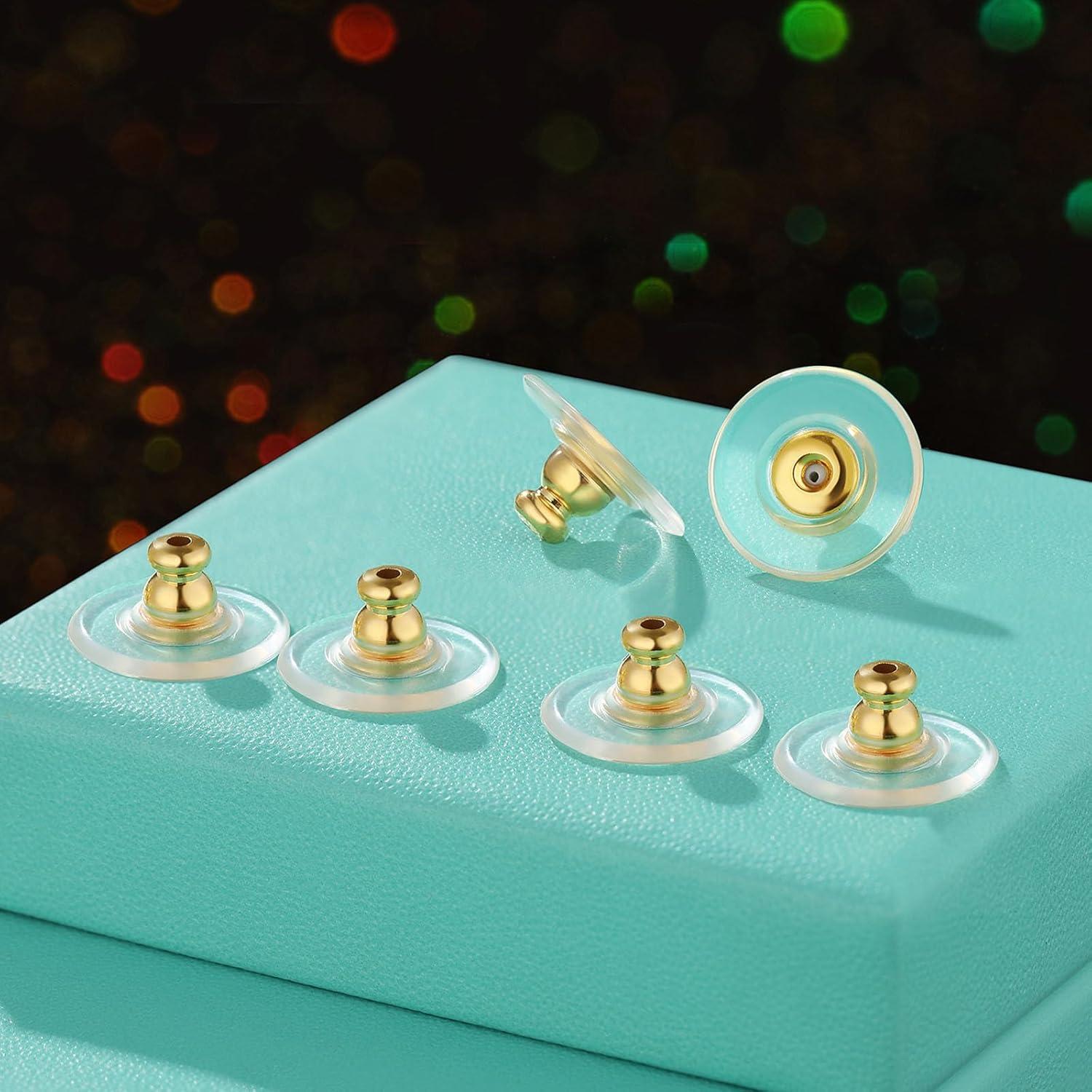 Resortes para Pendientes Pesados Hazifes 12mm Dorado 6 Pcs