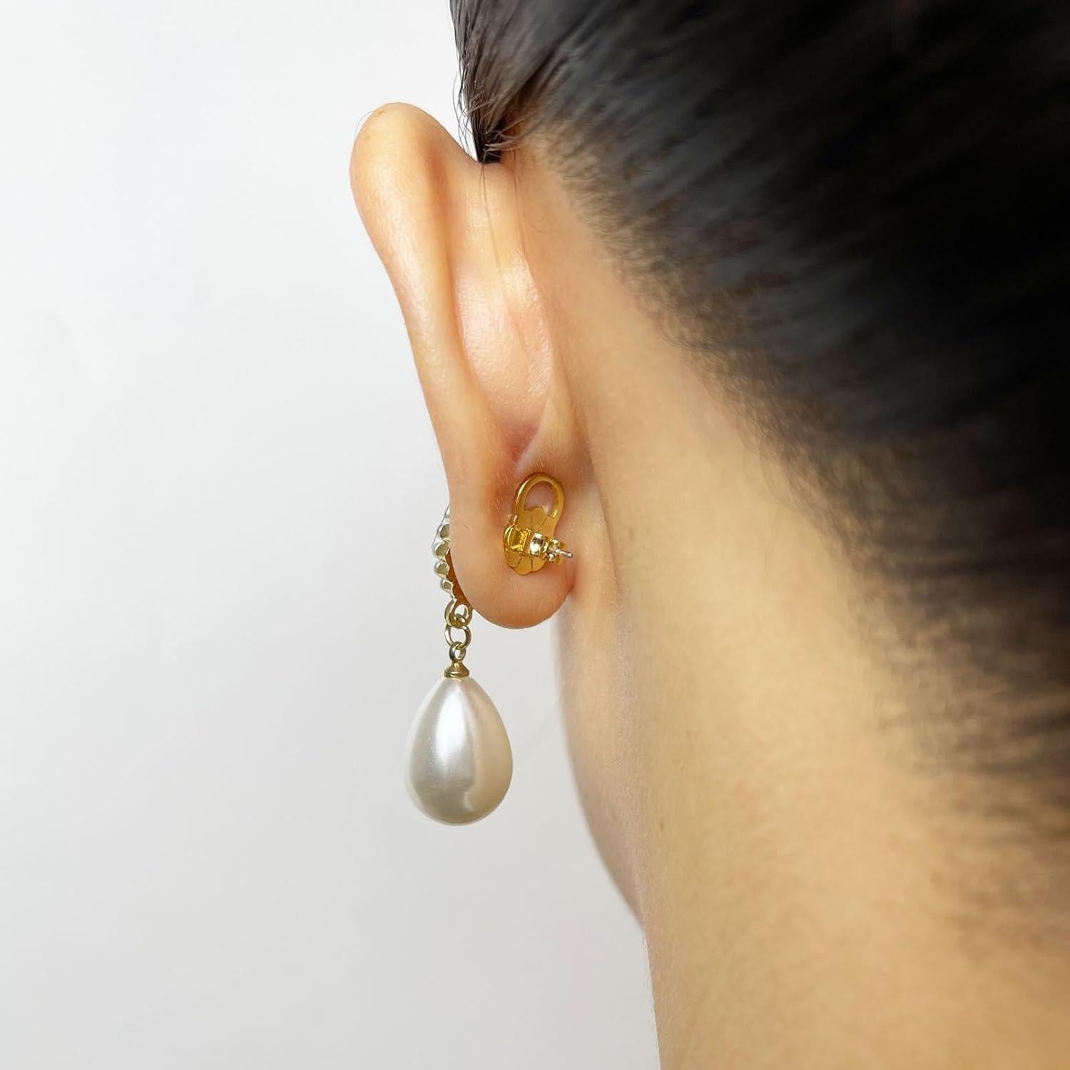 Resortes Elevadores Hipoalergénicos Moconar para Pendientes Pesados - 4 Pcs