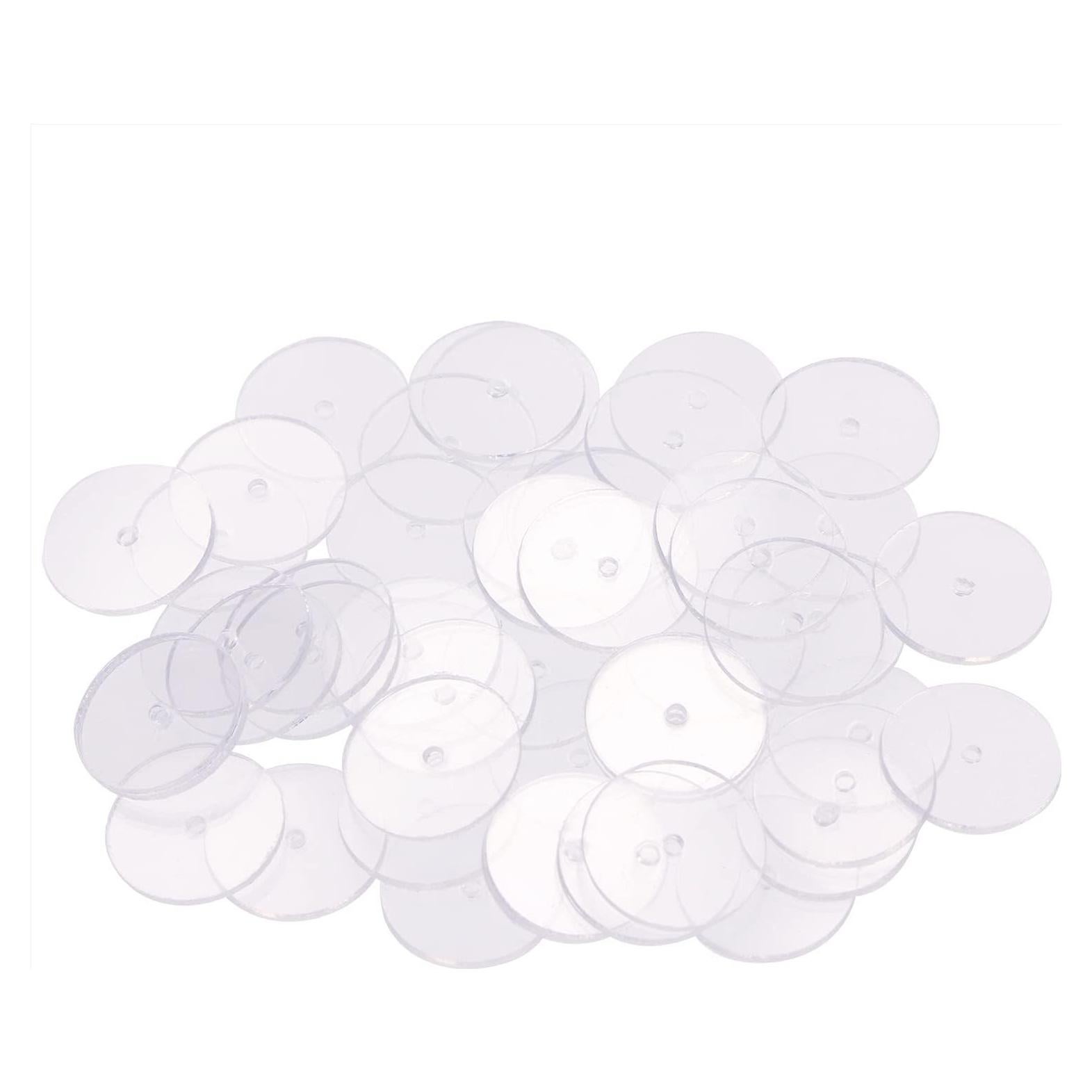 Almohadillas Discos Transparentes Penta Angel 50 Pcs 10mm