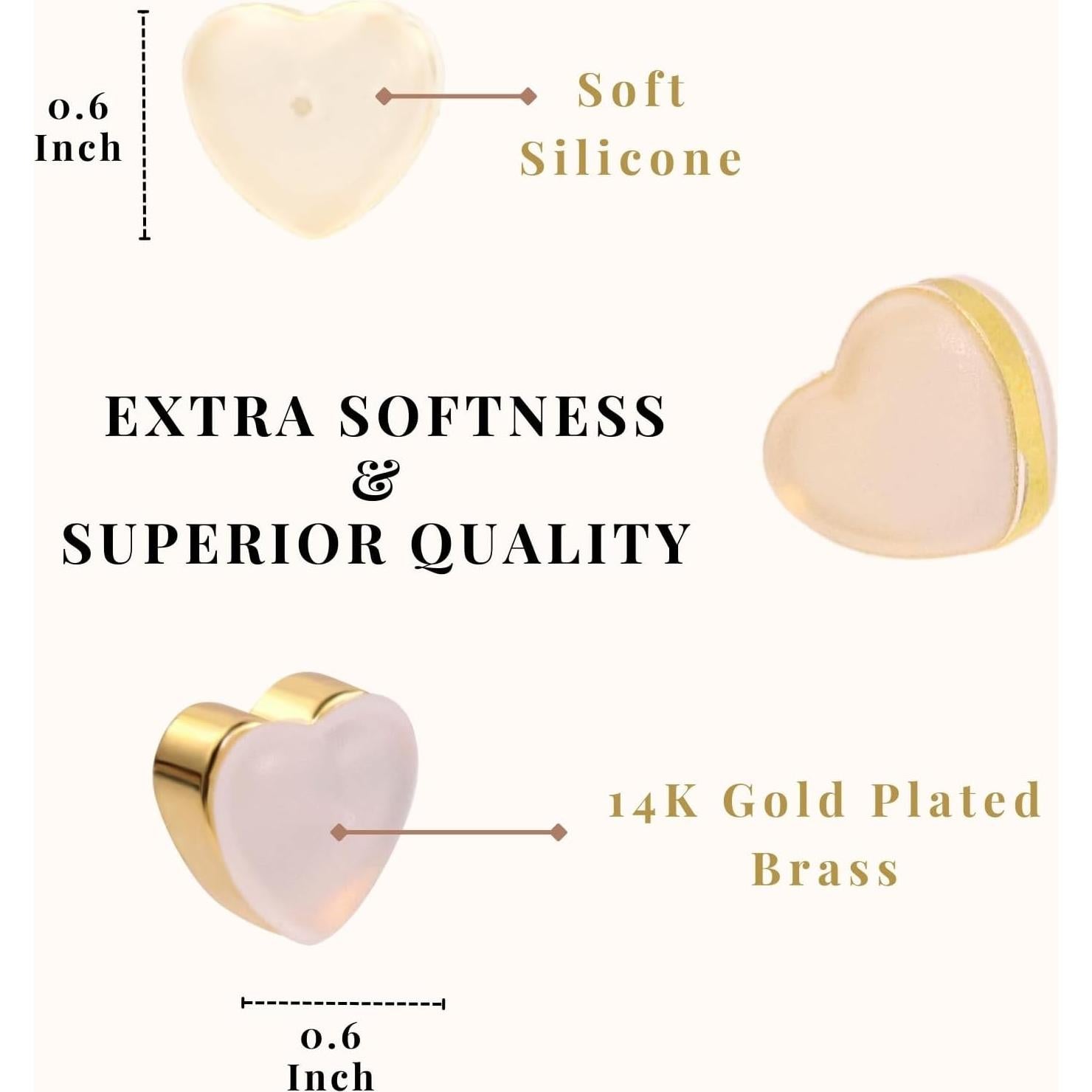 Resortes de Silicona para Pendientes VeekyVicky - Pack de 12