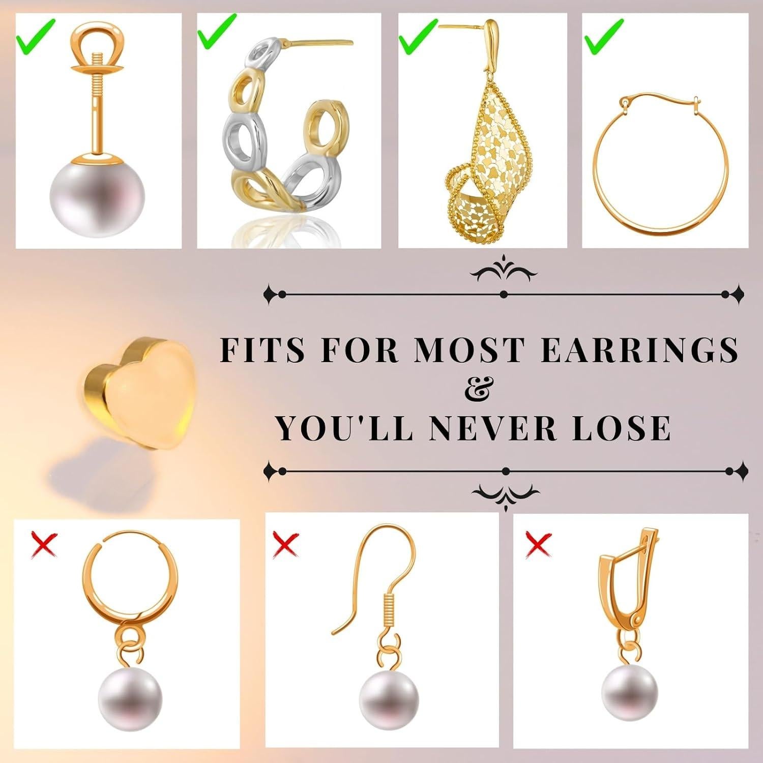 Resortes de Silicona para Pendientes VeekyVicky - Pack de 12