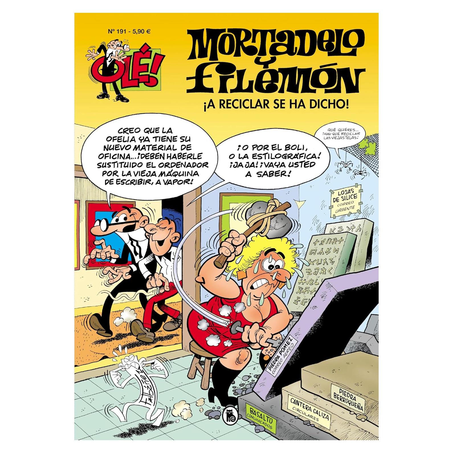 Mortadelo y Filemón. ¡A reciclar se ha dicho! (Olé! Mortadelo 191) (Spanish Edition)