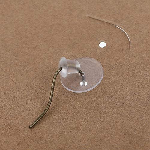 Discos Transparentes WILLBOND para Pendientes - 200 Pcs