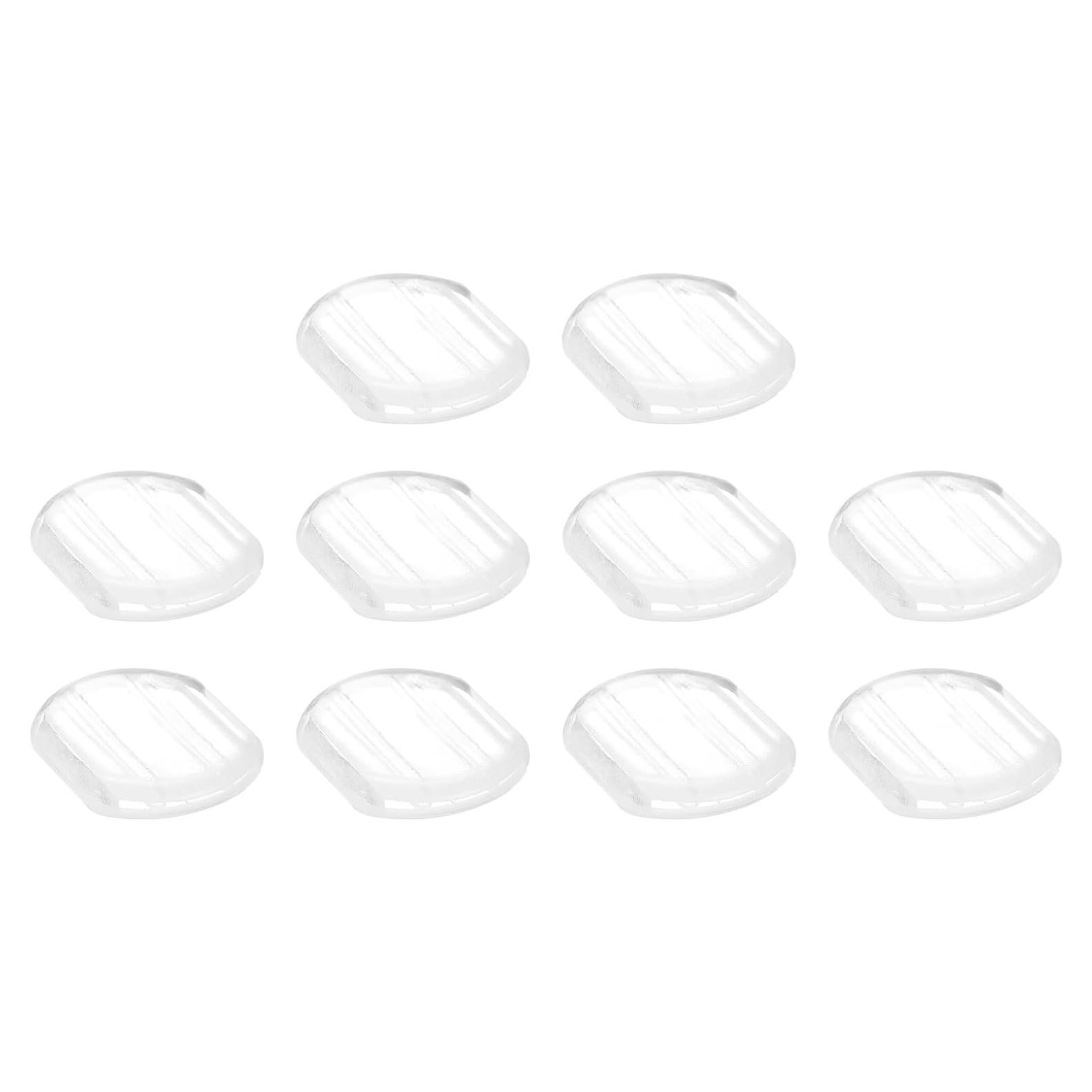 Almohadillas para Pendientes Clip-On uxcell 40pcs Silicona 15x12mm
