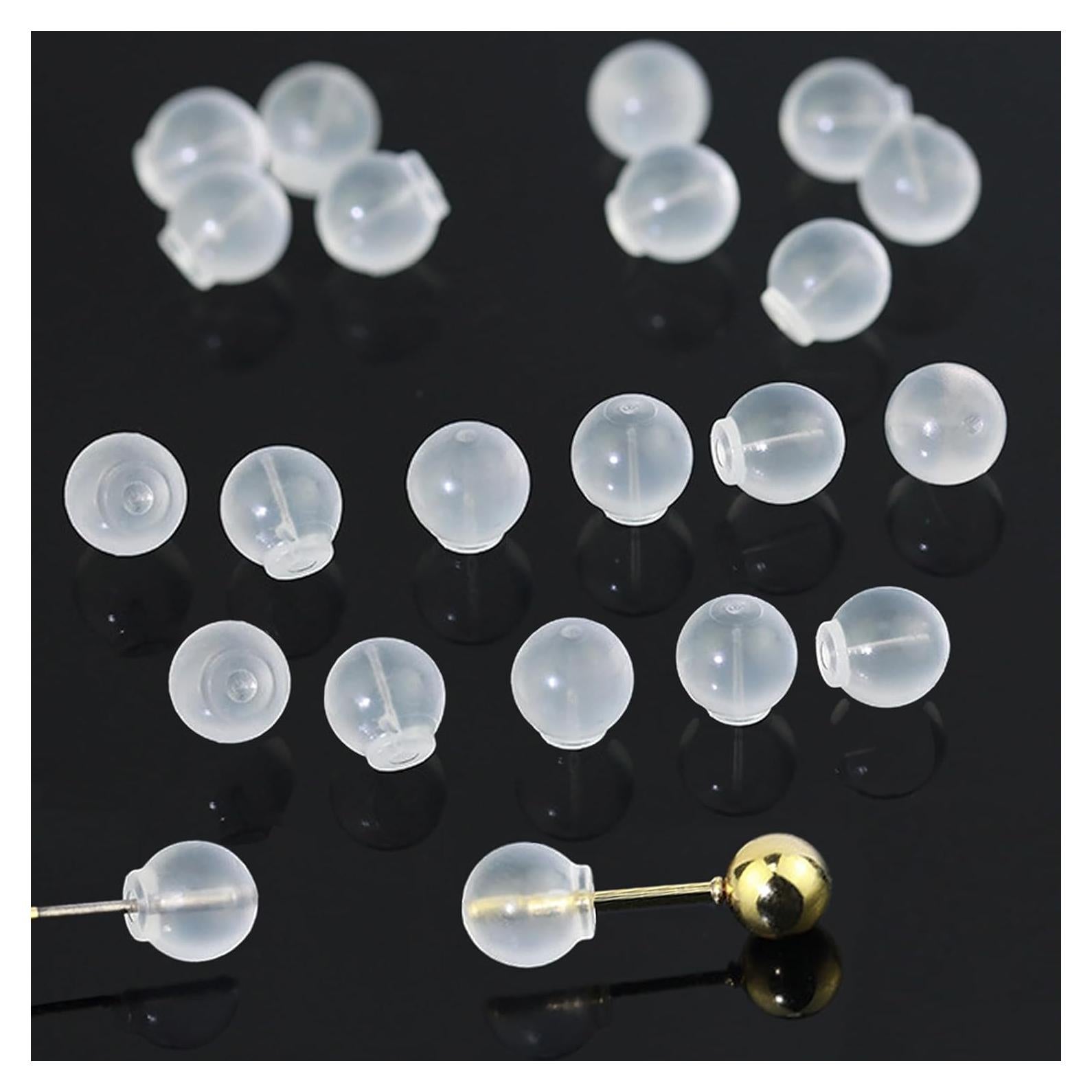 Respaldos de Aretes Suave OwlkOrmy 30Pcs TPE Impermeables